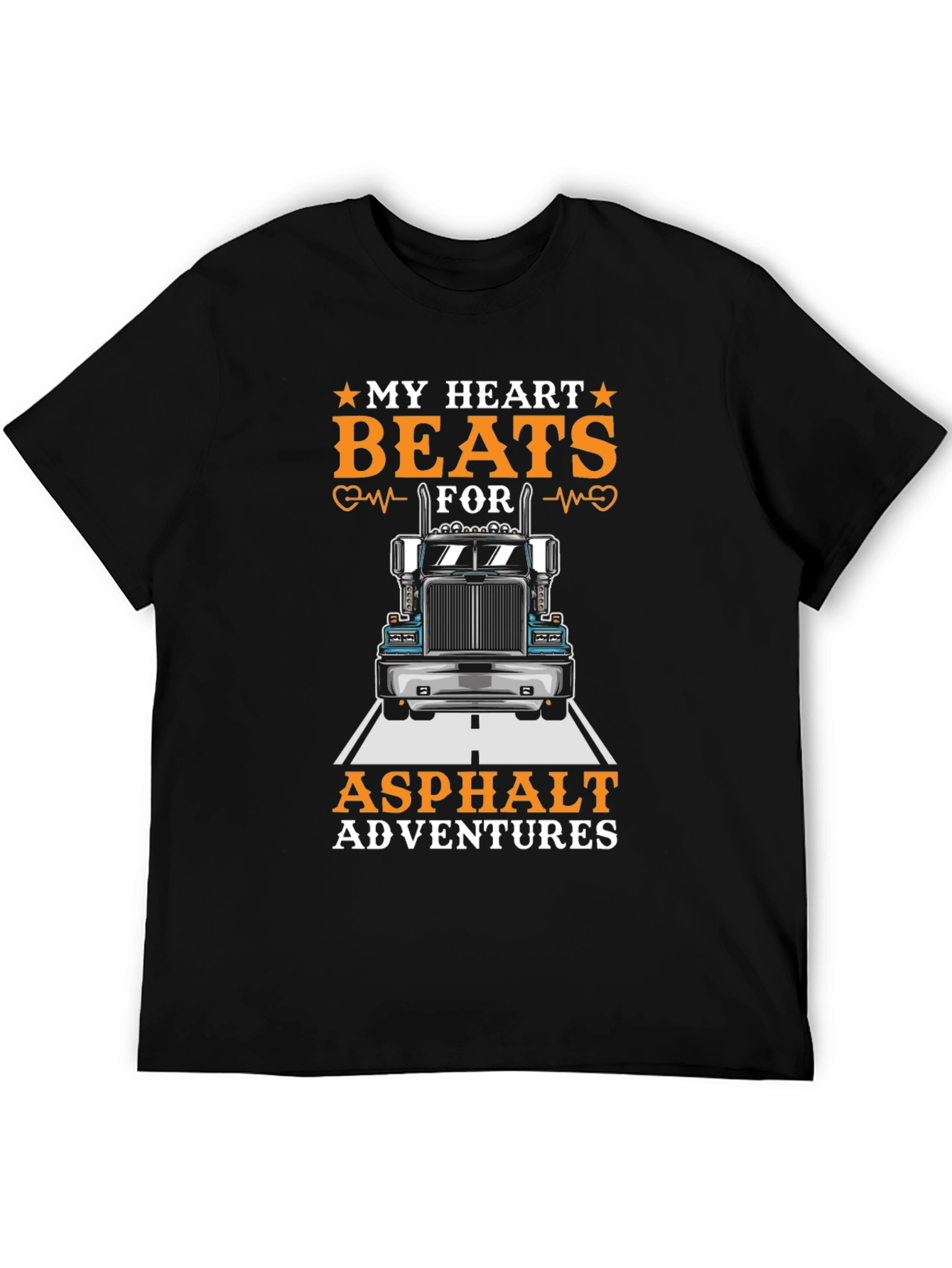 My Heart Beats For Asphalt Adventures T-Shirt