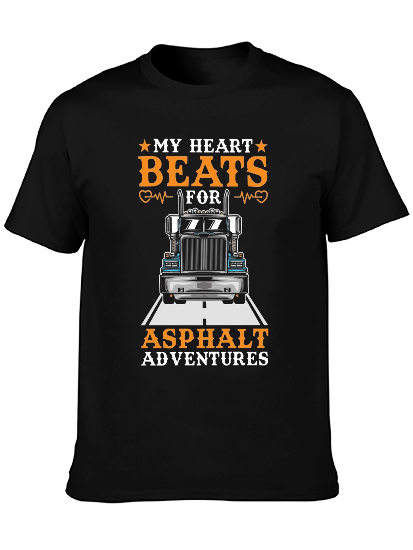My Heart Beats For Asphalt Adventures T-Shirt