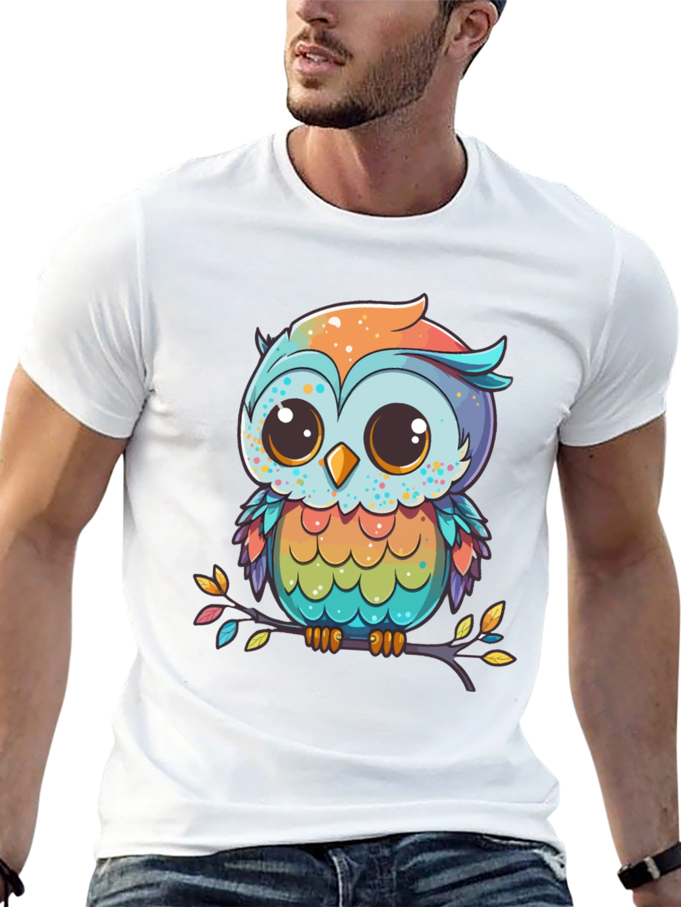 Cute Cartoon Owl T-Shirt