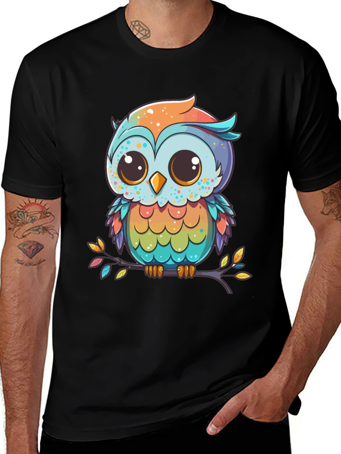 Cute Cartoon Owl T-Shirt