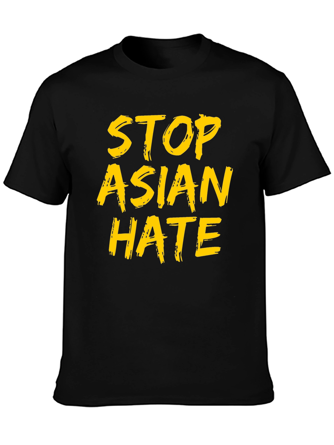 Stop Asian Hate Graphic Tee - Black