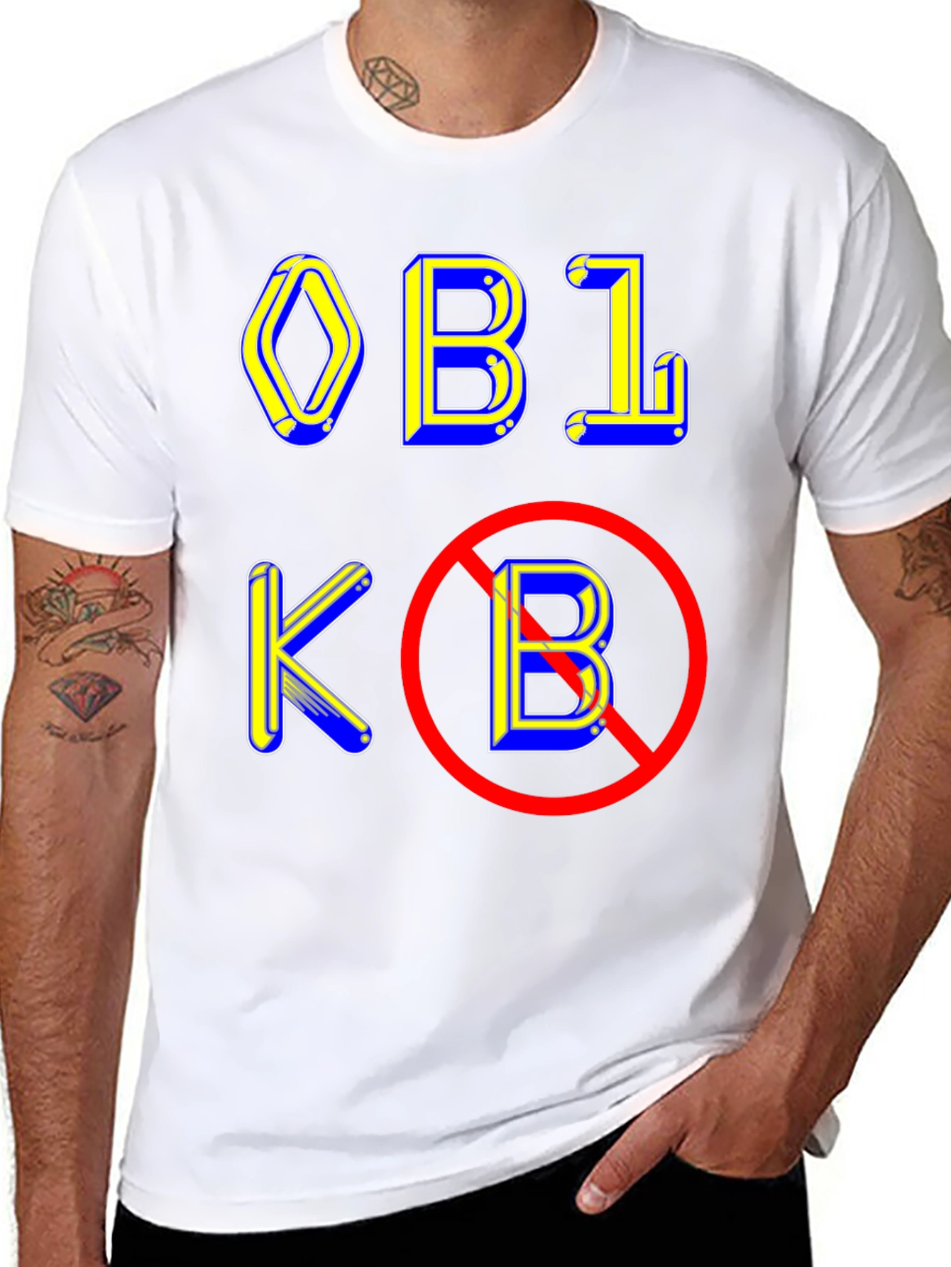 Offensive Parody T-Shirt: No OBL KB Graphic Tee
