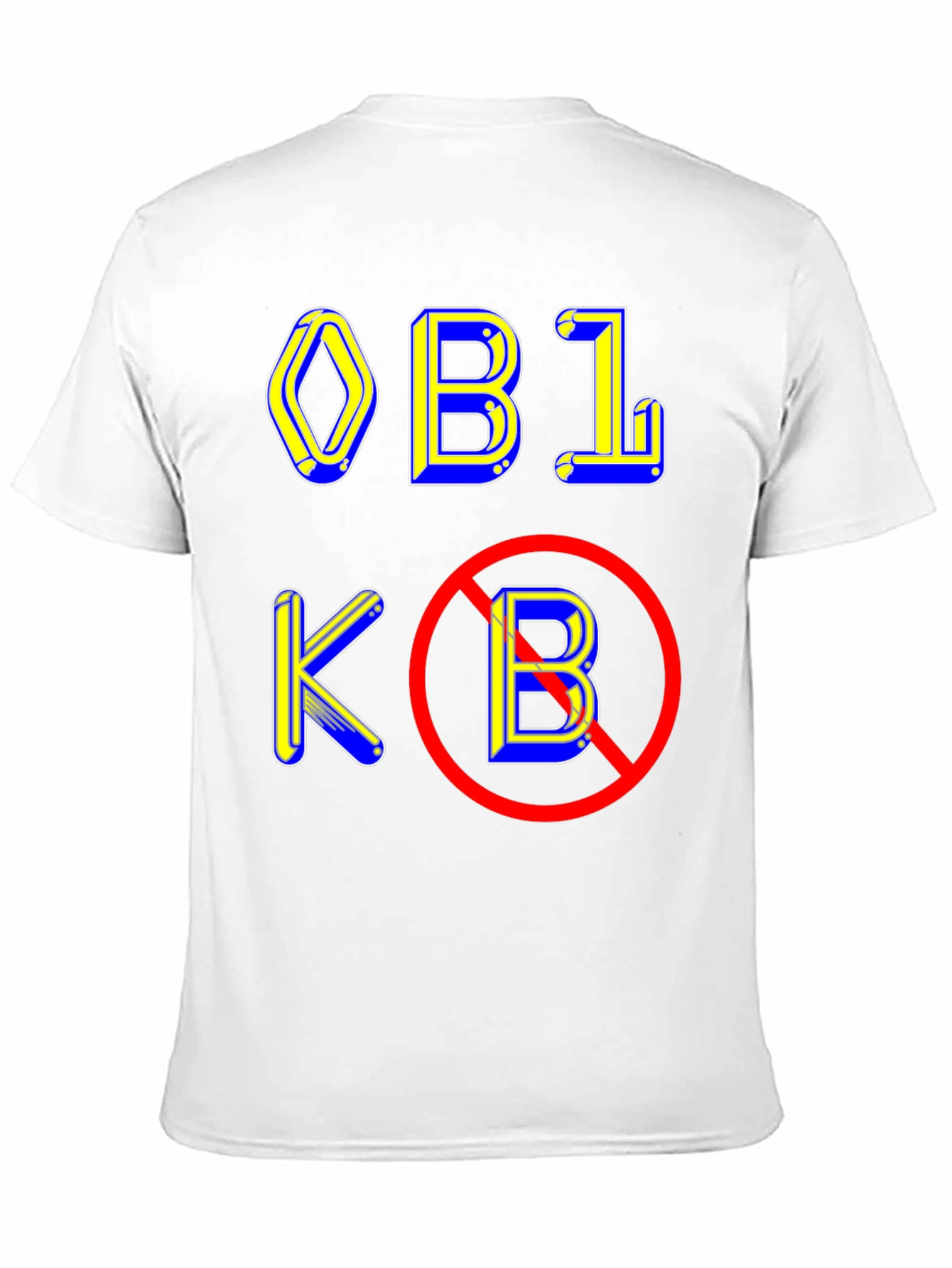 Offensive Parody T-Shirt: No OBL KB Graphic Tee