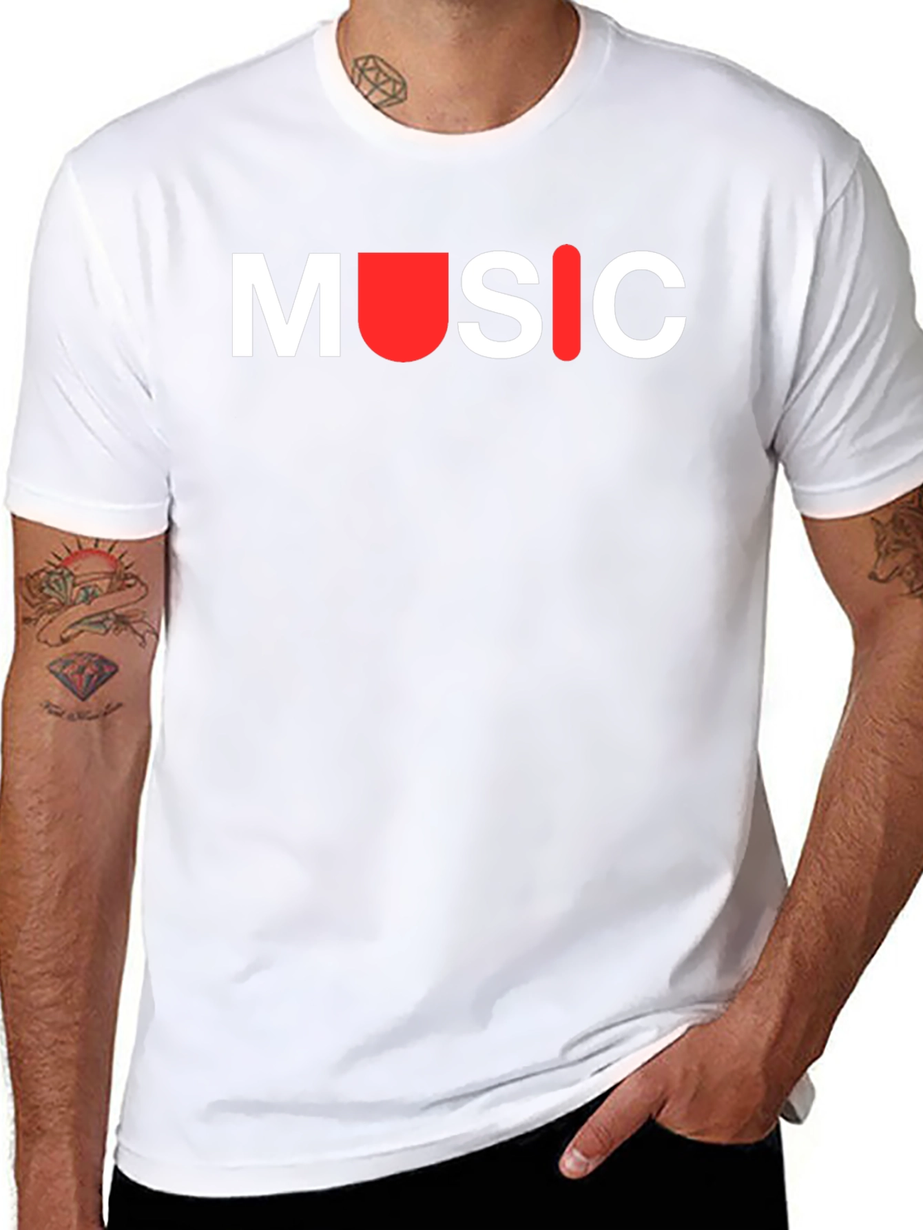 Music Graphic Black T-Shirt
