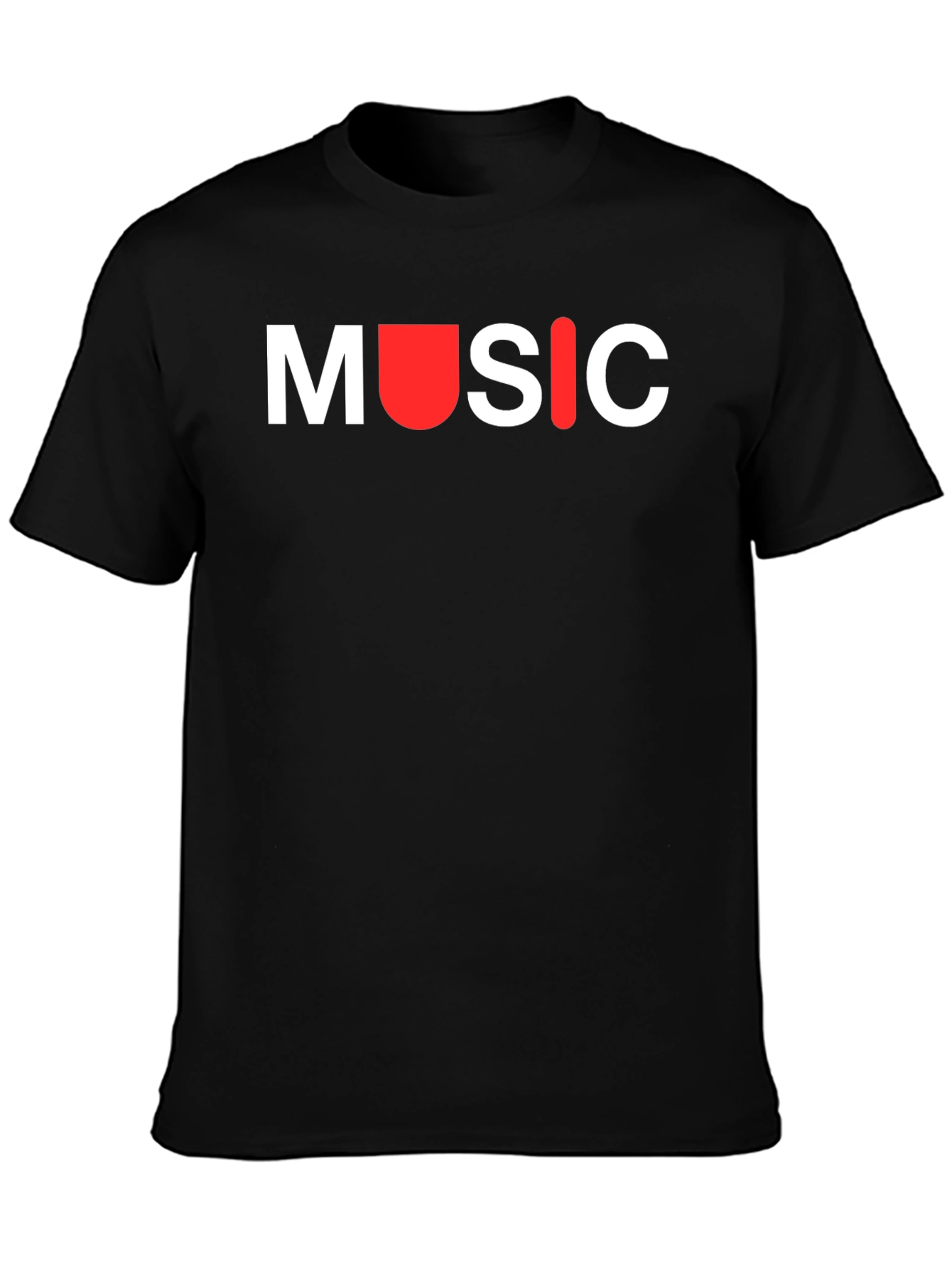 Music Graphic Black T-Shirt
