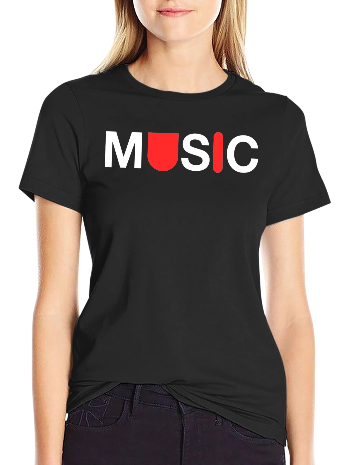 Music Graphic Black T-Shirt