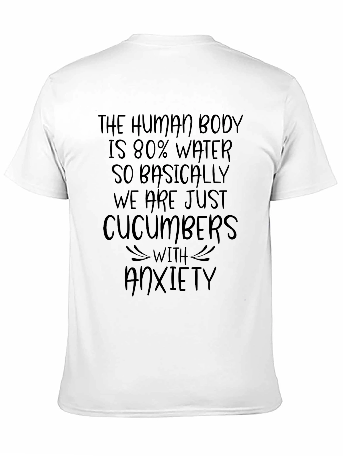 Human Body Cucumber Anxiety T-Shirt