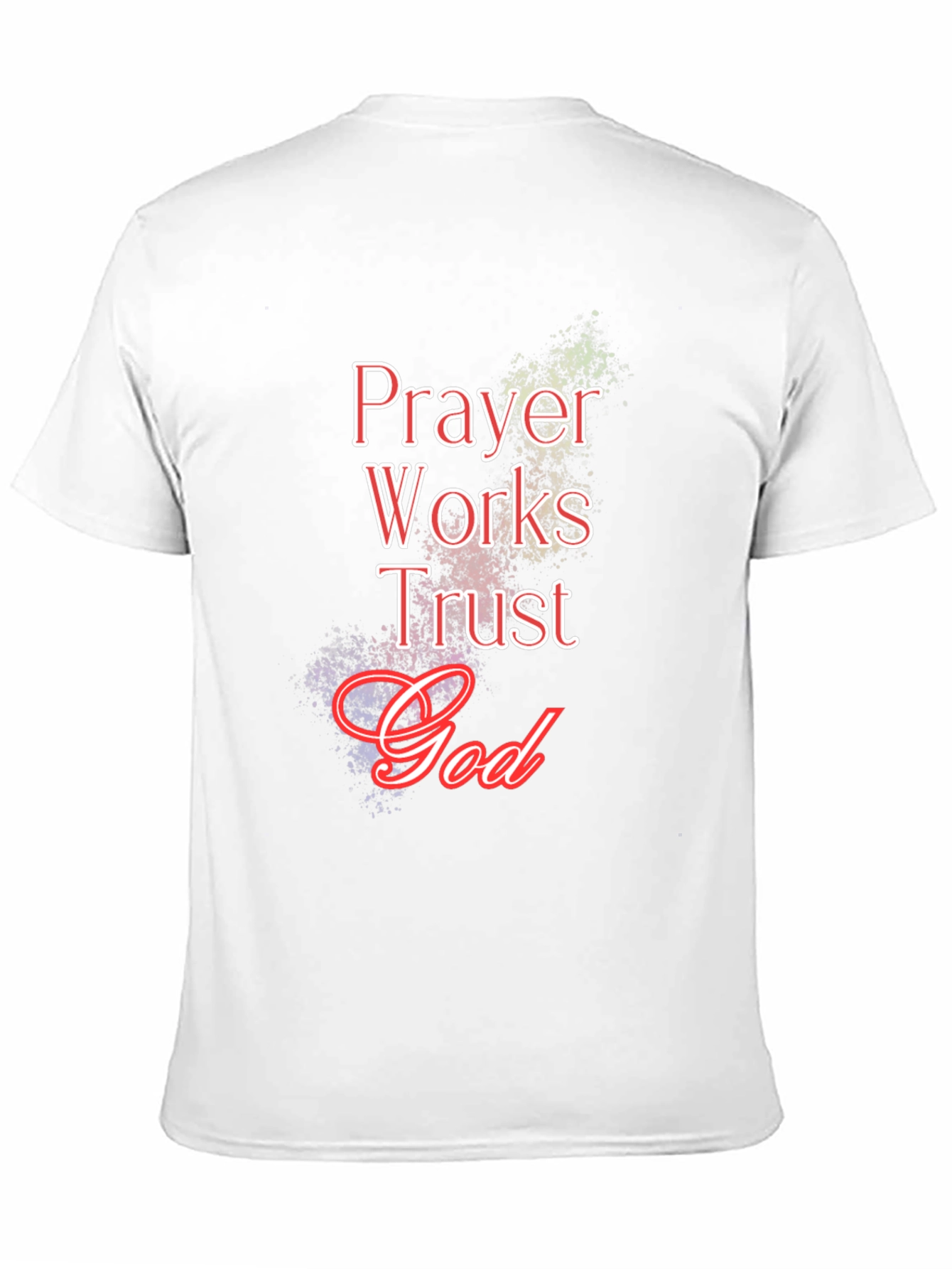 Prayer Works Trust God Black T-Shirt