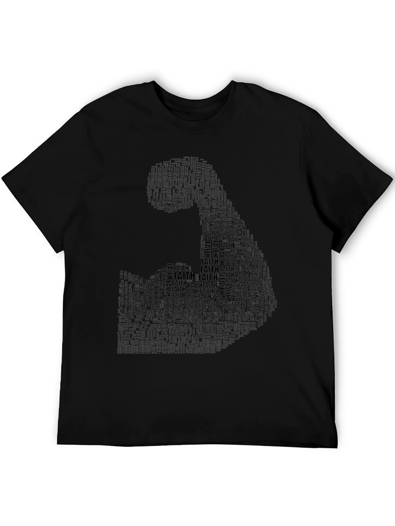 Faith Flex Black Graphic Tee - Mens