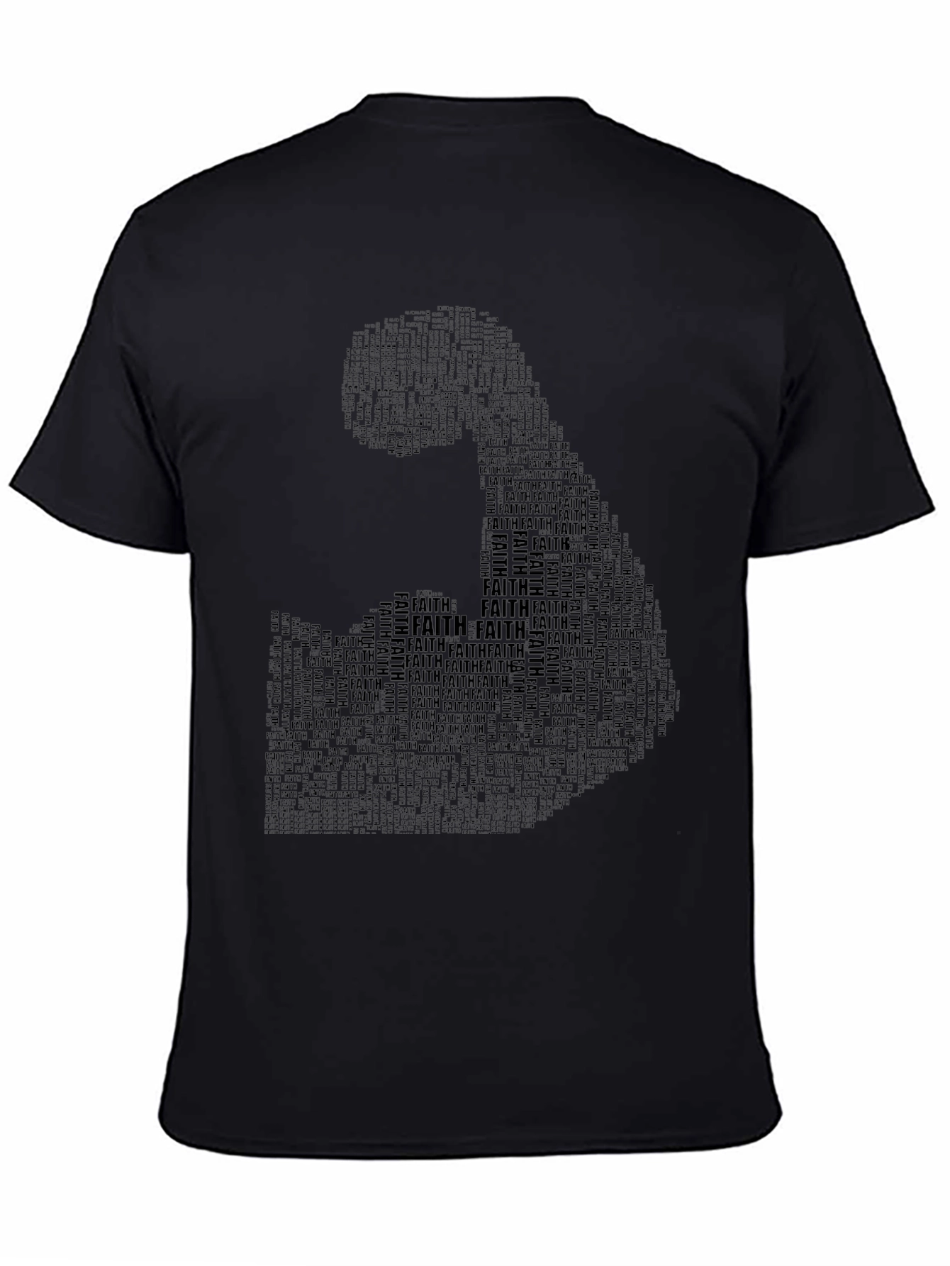 Faith Flex Black Graphic Tee - Mens