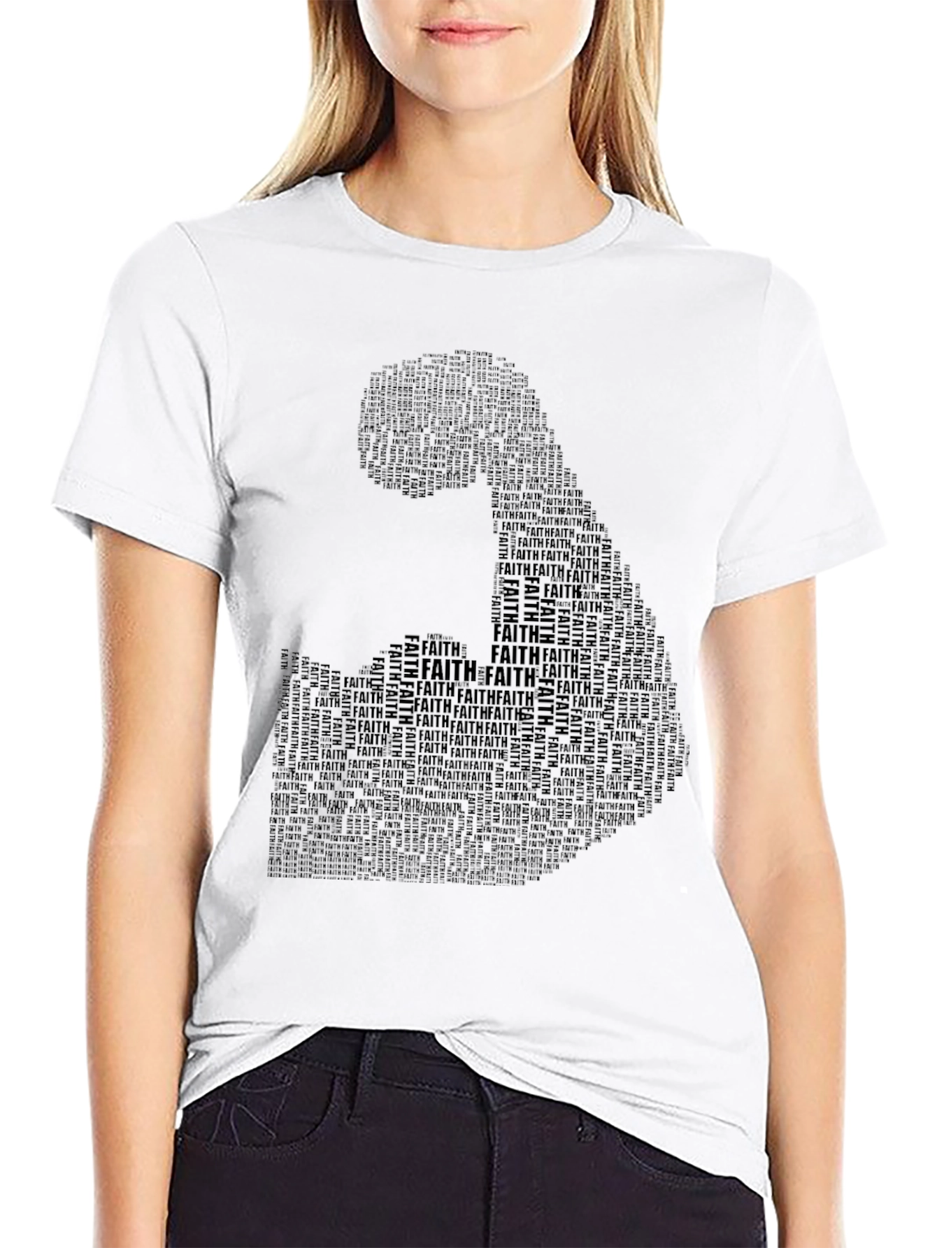 Faith Flex Black Graphic Tee - Mens