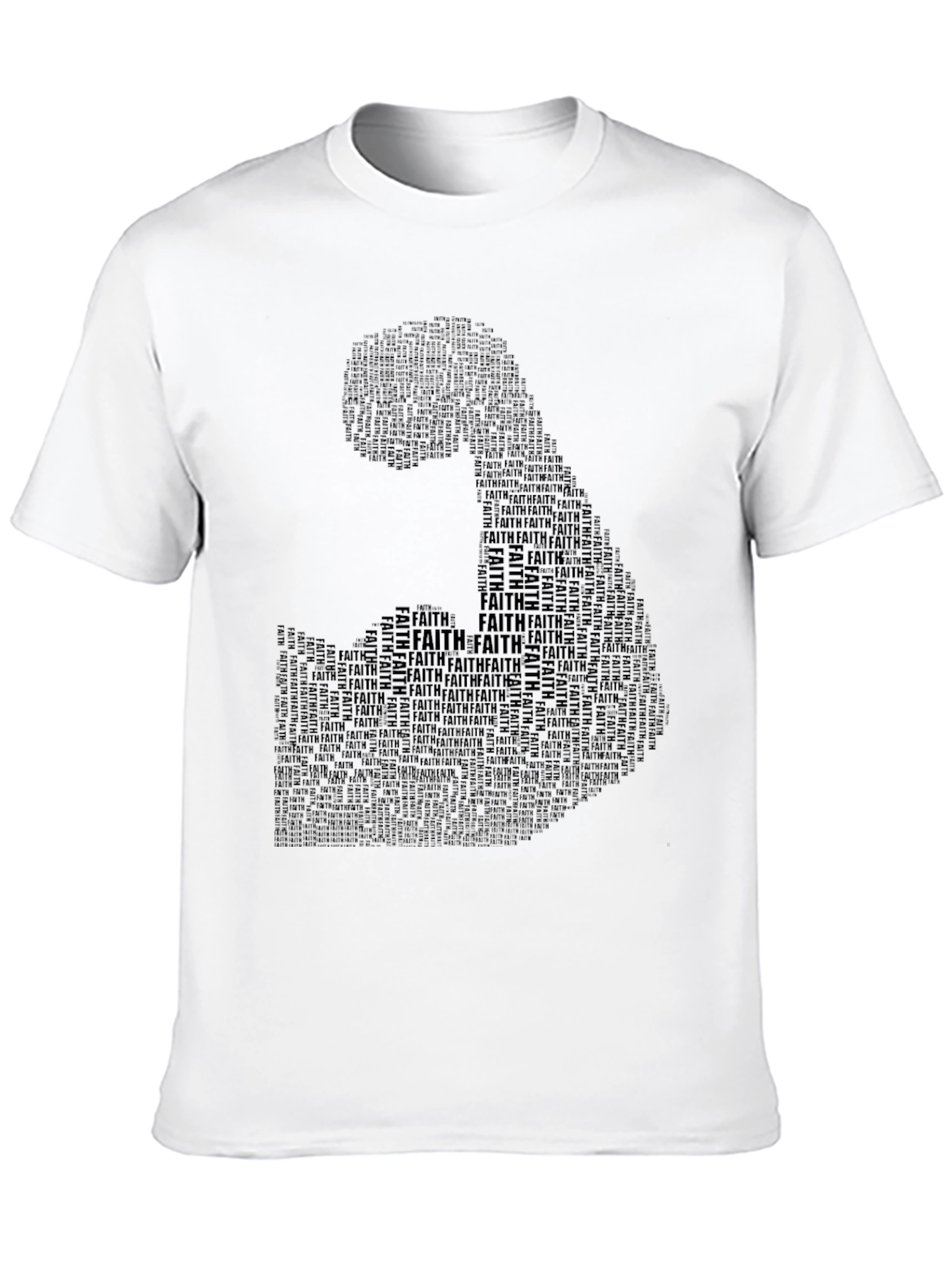 Faith Flex Black Graphic Tee - Mens