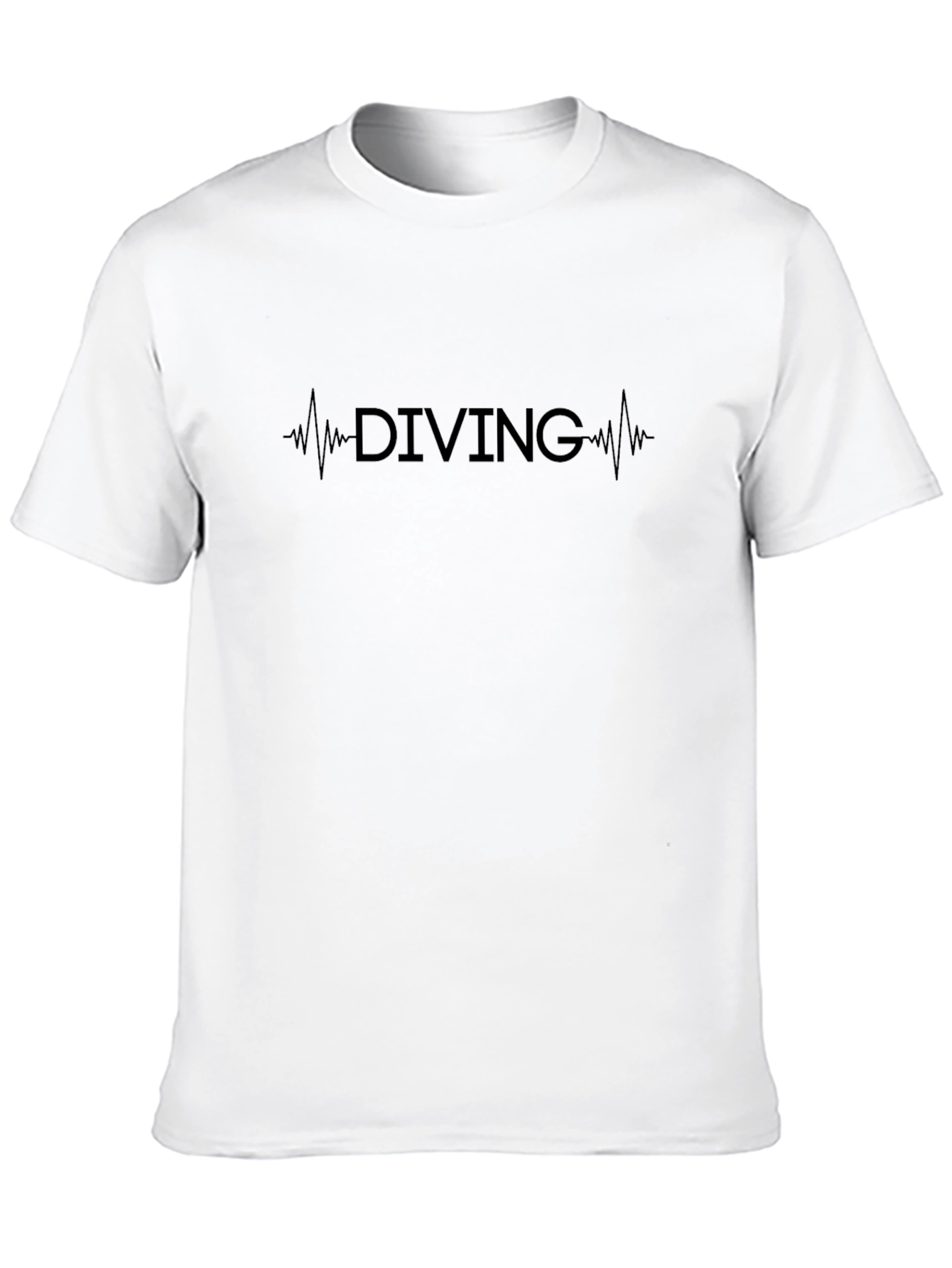 Diving Heartbeat Graphic T-Shirt