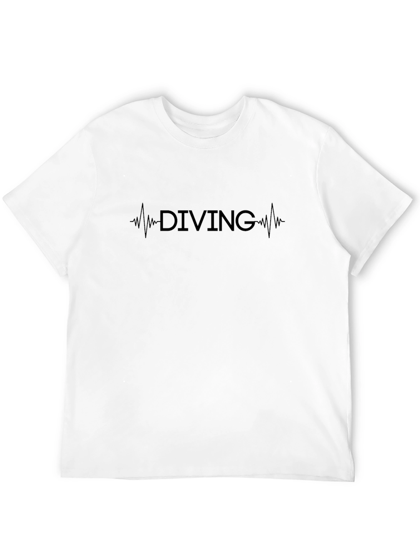 Diving Heartbeat Graphic T-Shirt