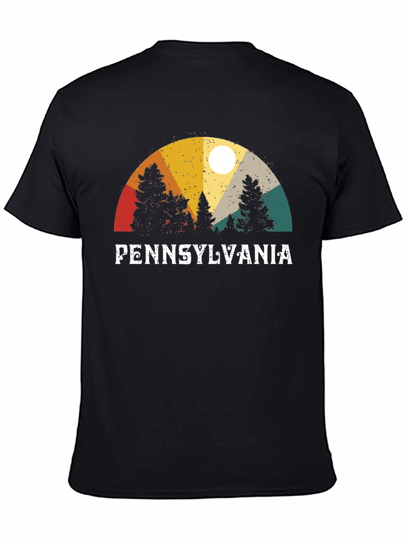 Pennsylvania Landscape Graphic Tee - Retro Style