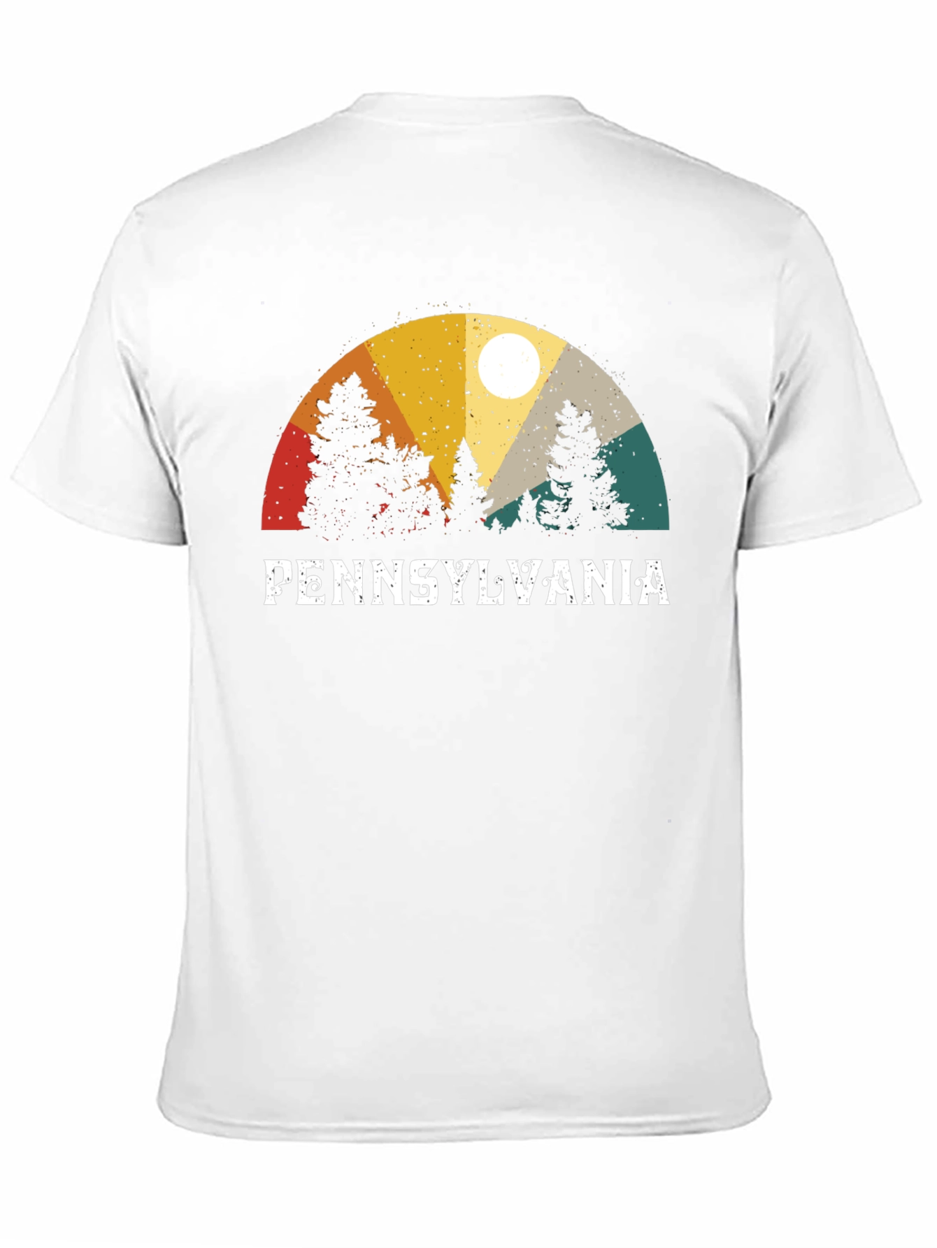 Pennsylvania Landscape Graphic Tee - Retro Style