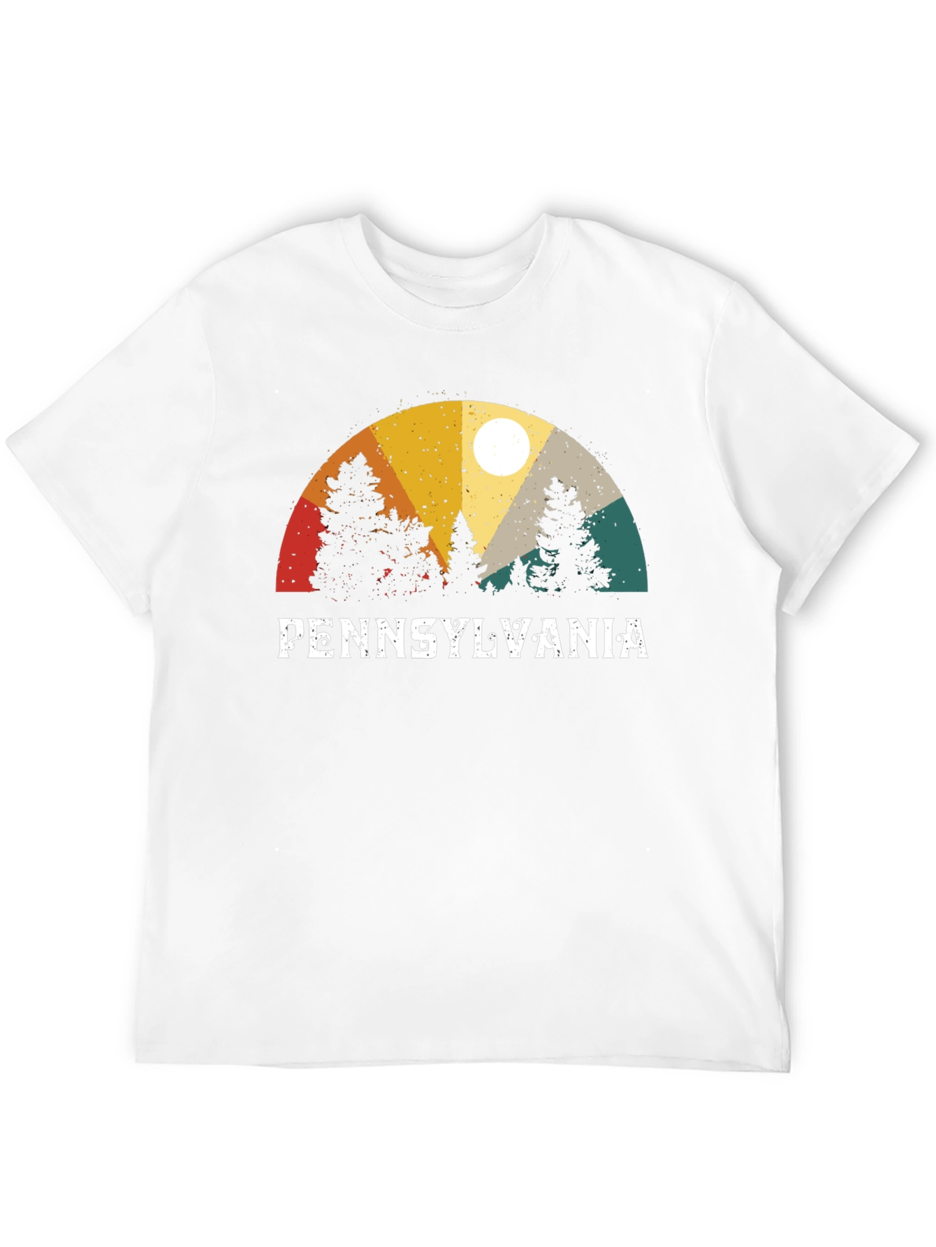 Pennsylvania Landscape Graphic Tee - Retro Style