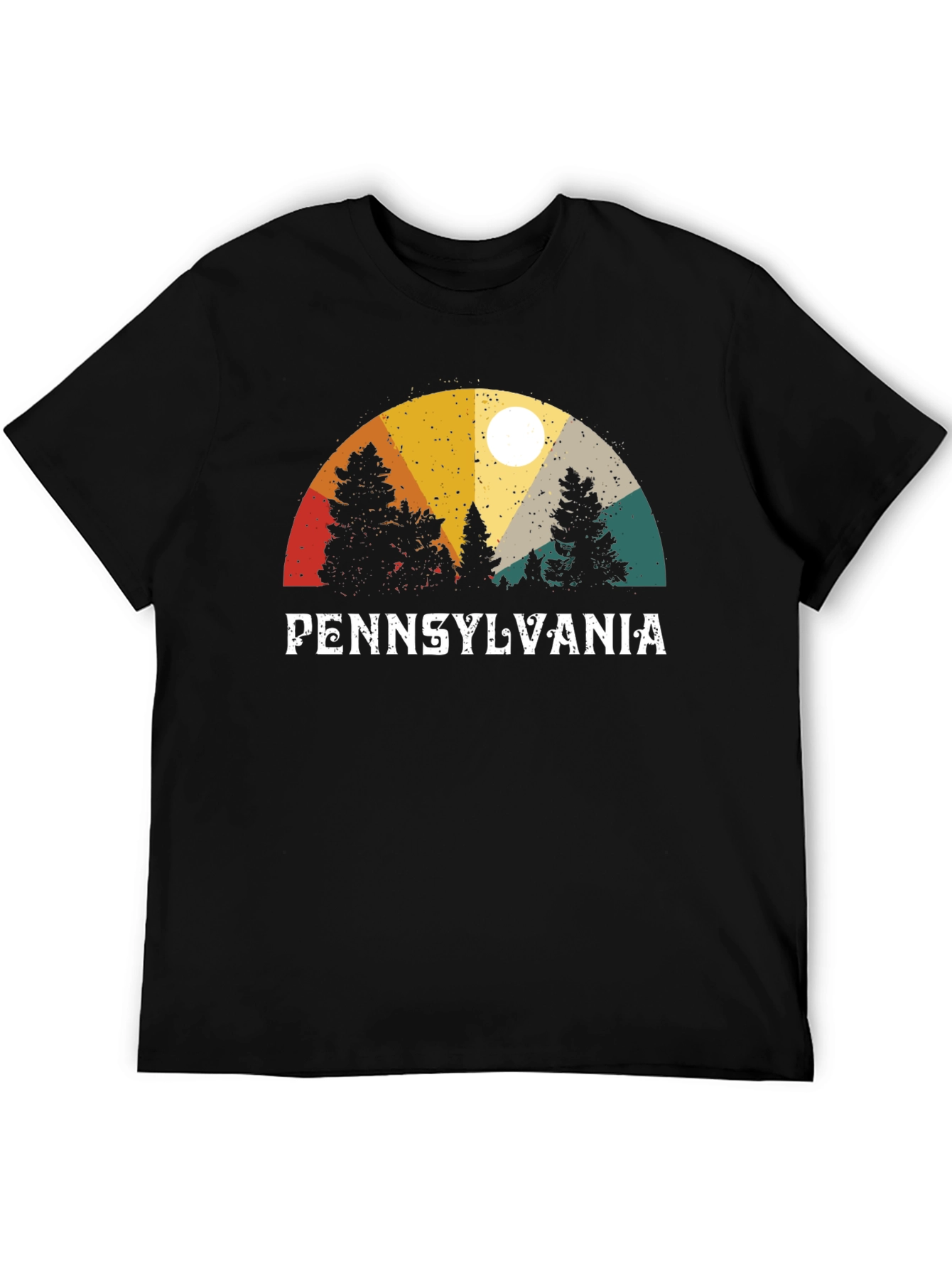 Pennsylvania Landscape Graphic Tee - Retro Style