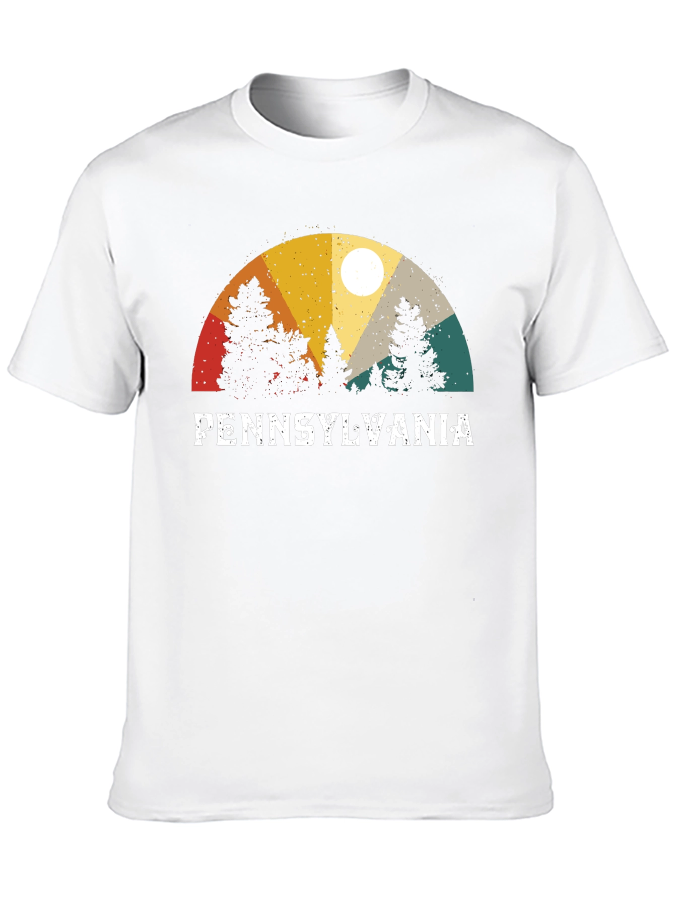 Pennsylvania Landscape Graphic Tee - Retro Style