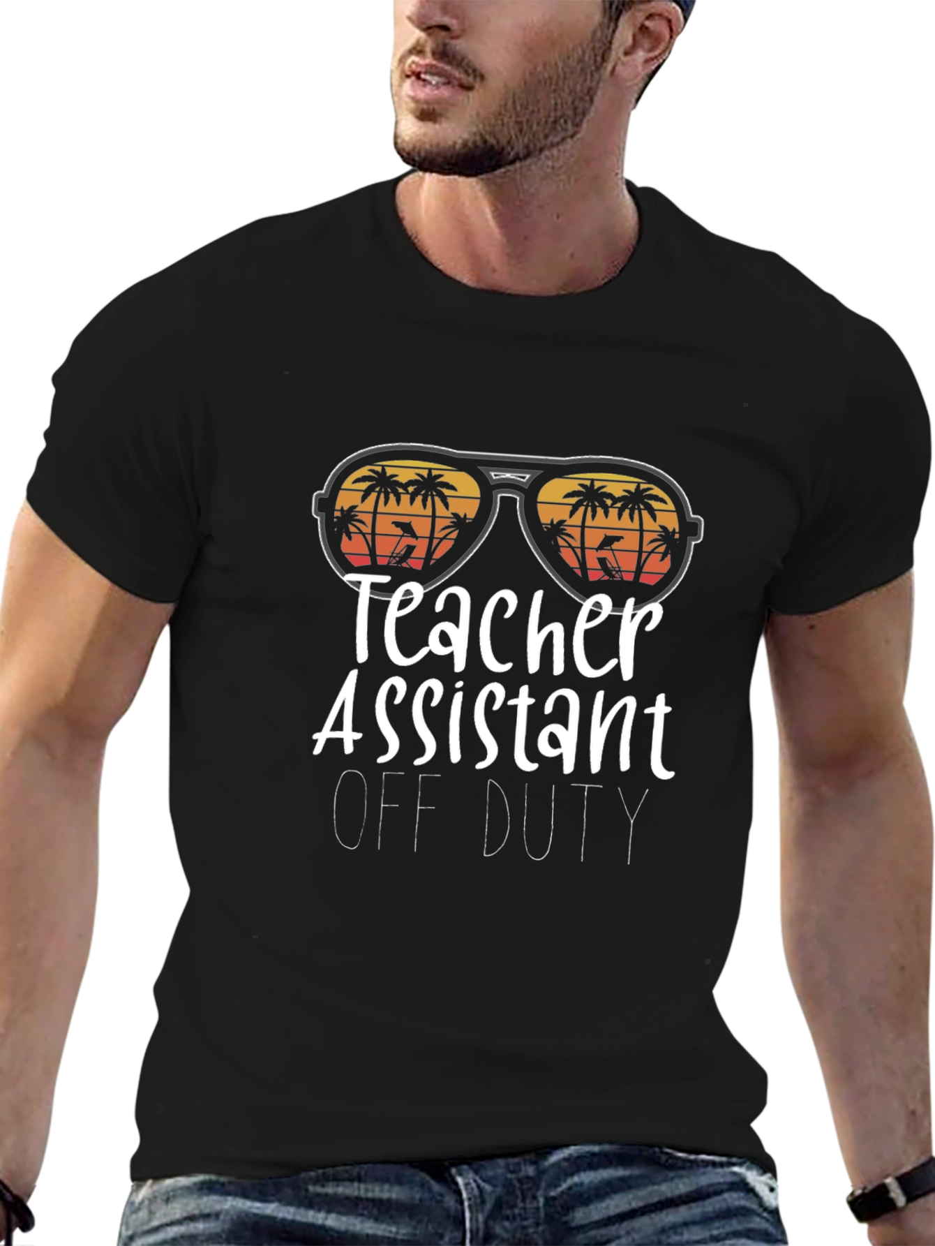 Teacher Assistant Off Duty Graphic T-Shirt
