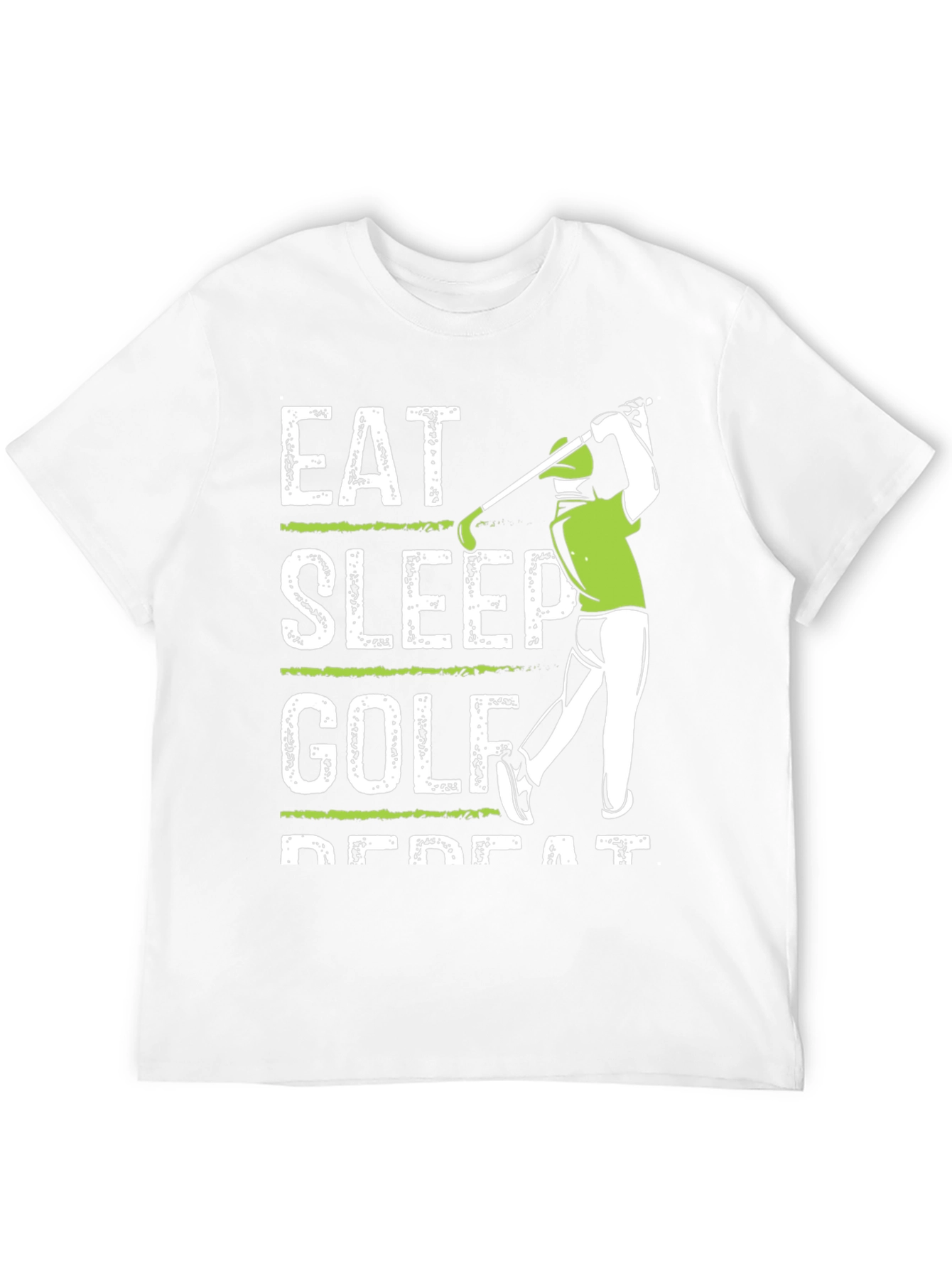 Eat Sleep Golf Repeat Graphic Tee