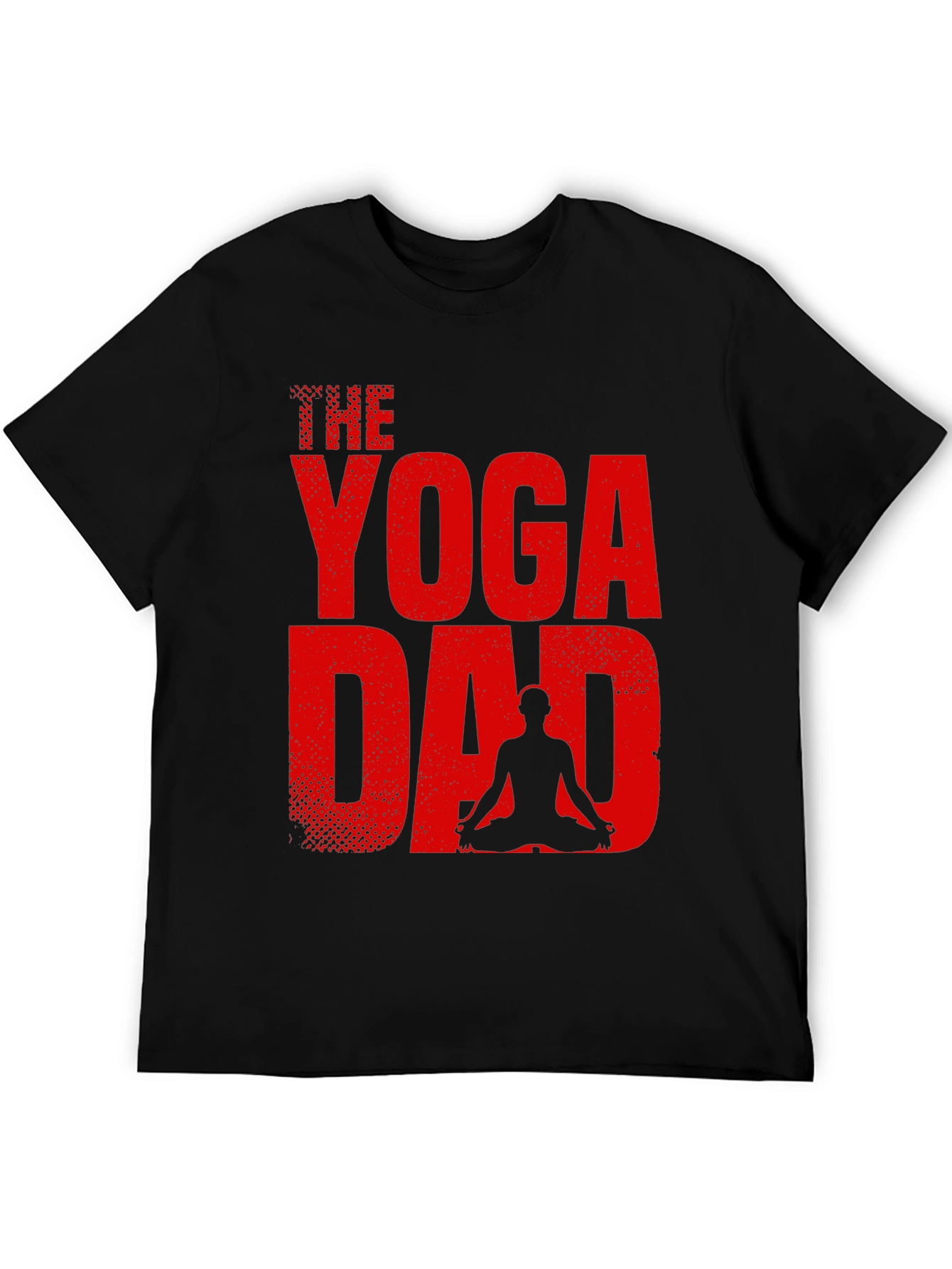 The Yoga Dad Graphic Tee - Black Cotton Blend