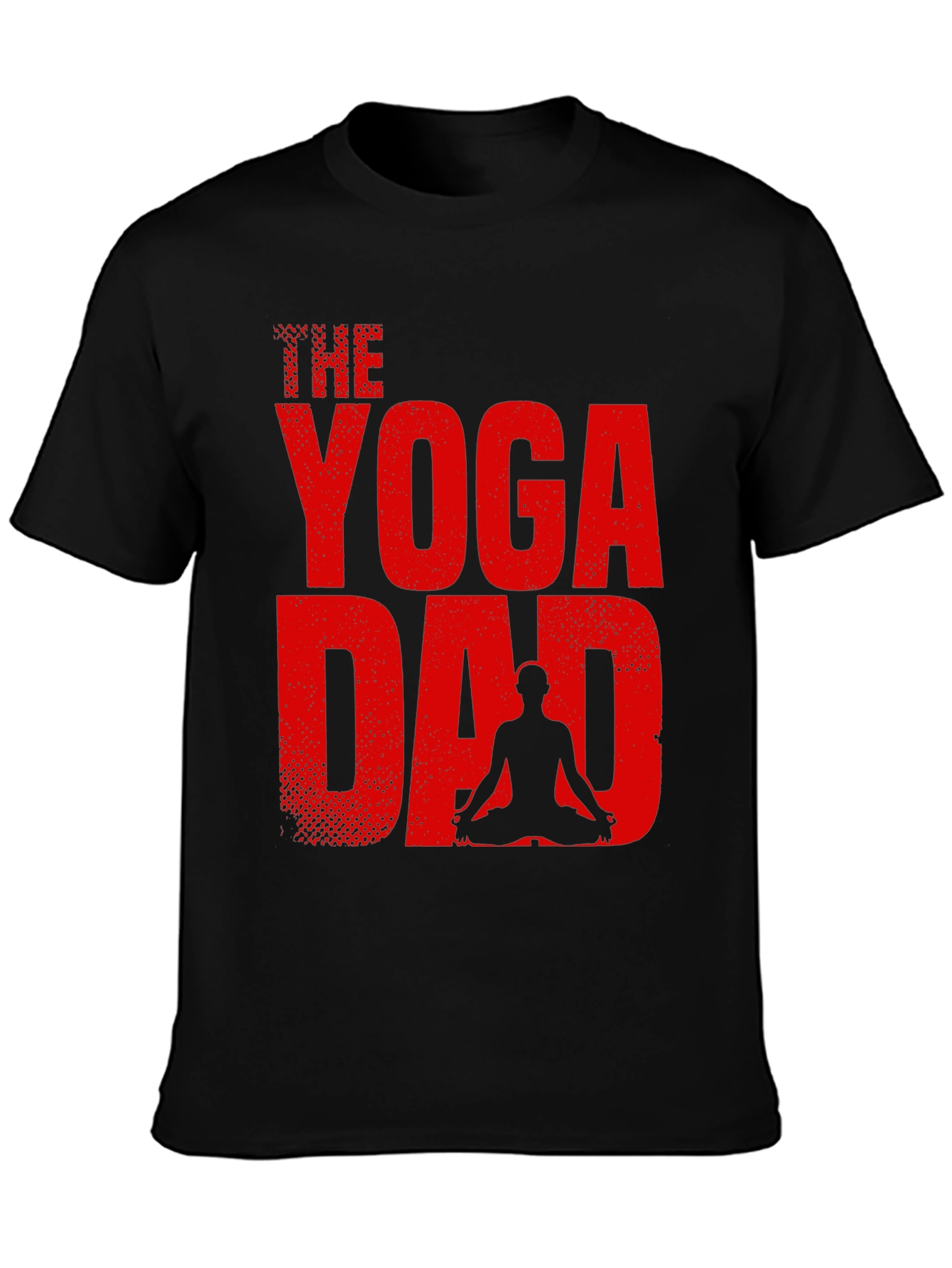 The Yoga Dad Graphic Tee - Black Cotton Blend