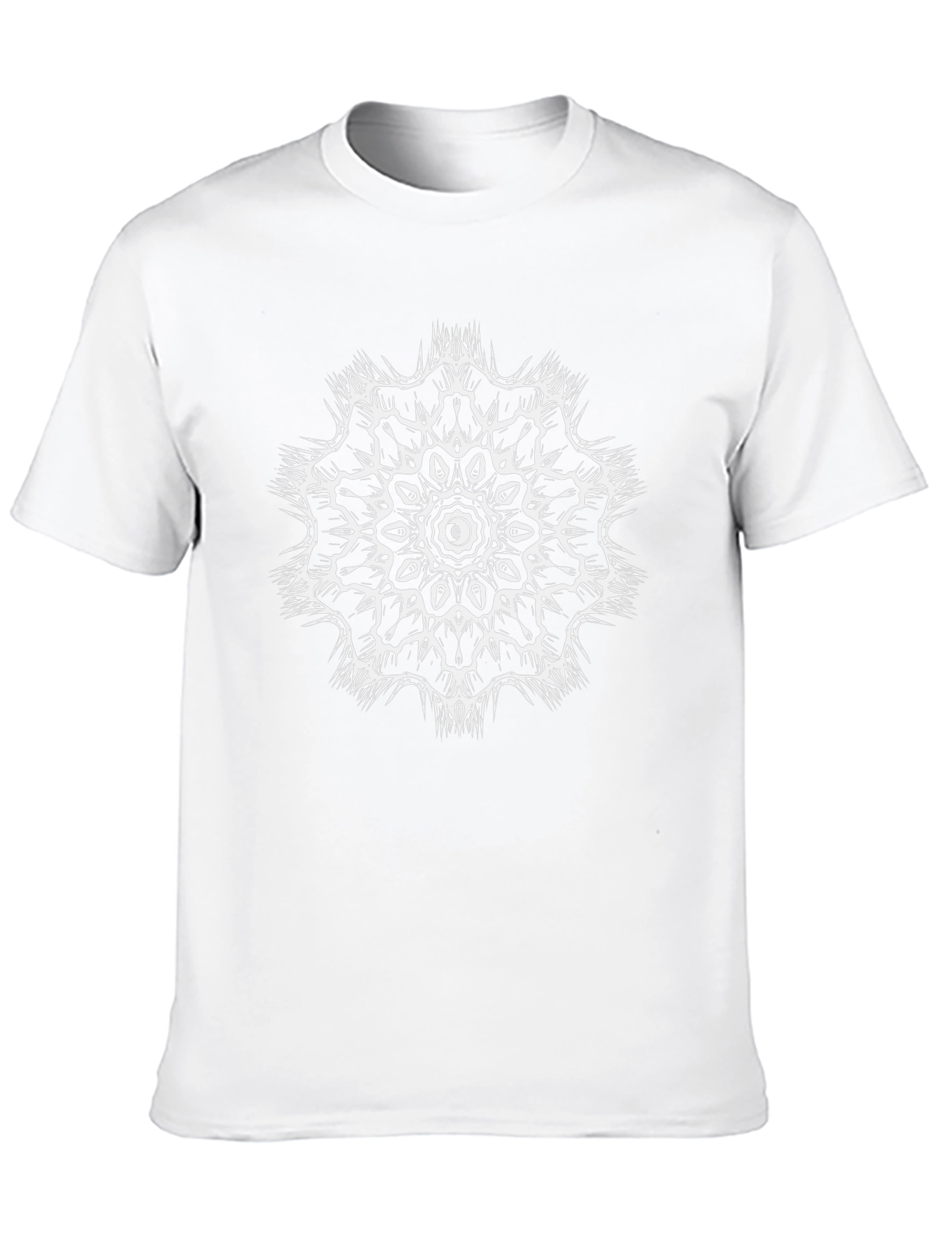 Black Mandala Graphic Tee - Stylish Comfort