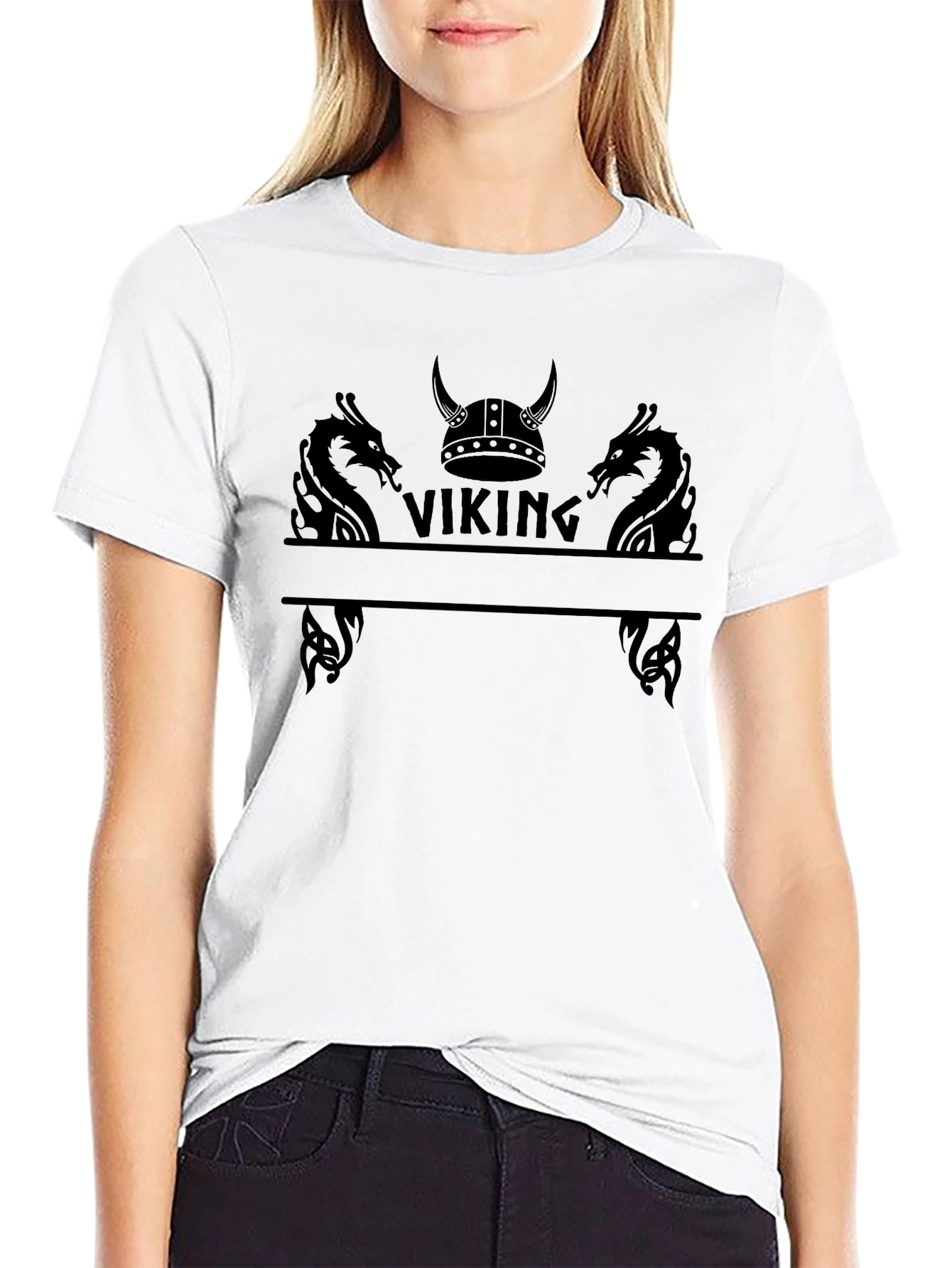 Viking Graphic Tee - Mens Black T-Shirt