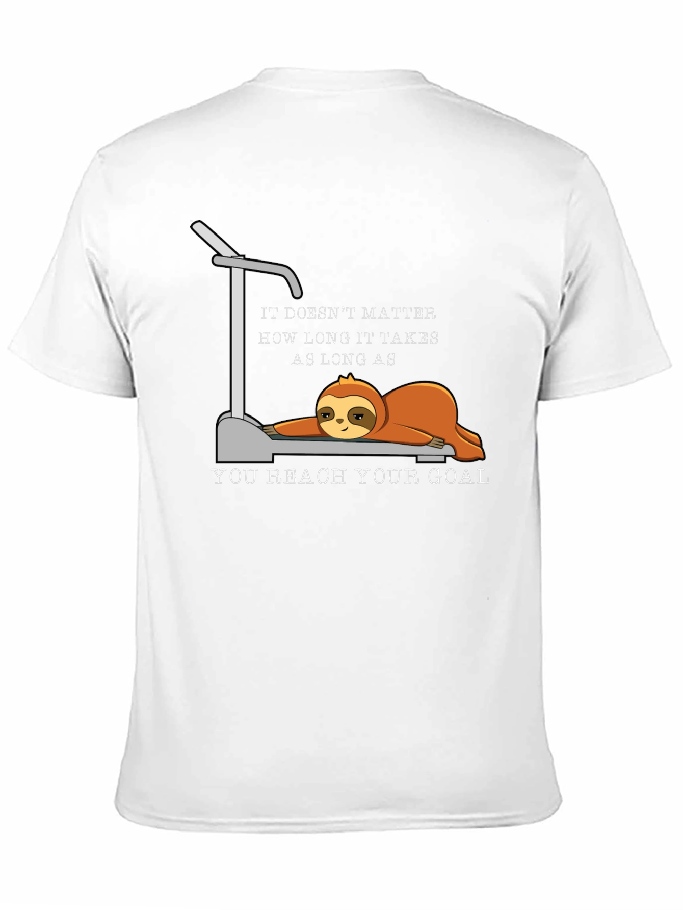 Sloth Treadmill Motivational T-Shirt