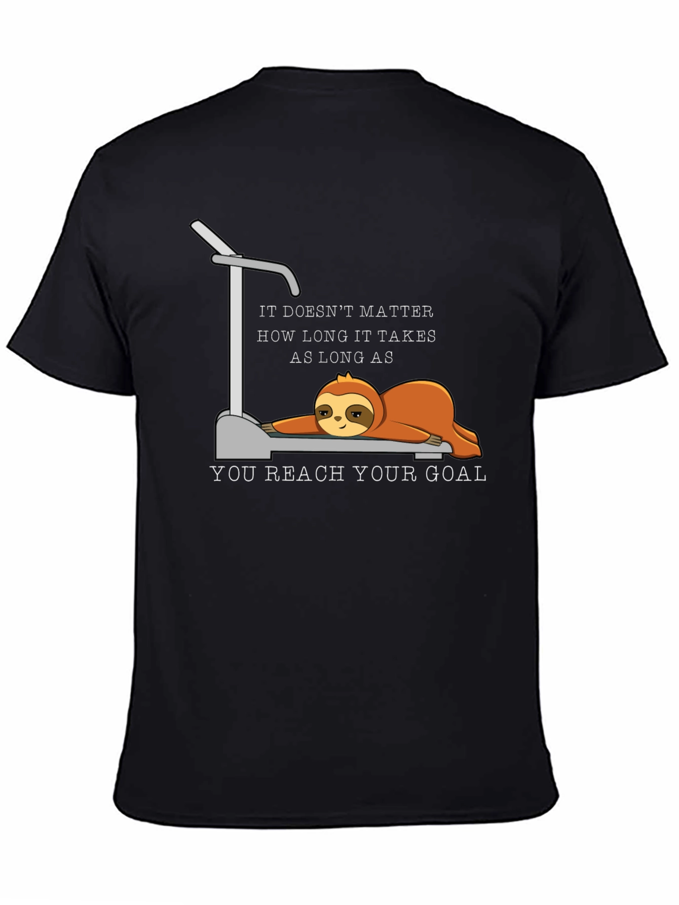 Sloth Treadmill Motivational T-Shirt