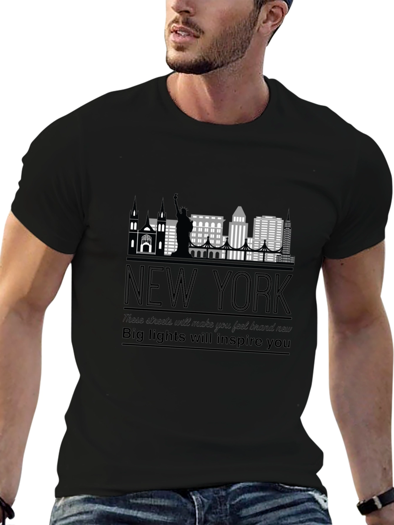 New York Cityscape Graphic Tee - Unisex