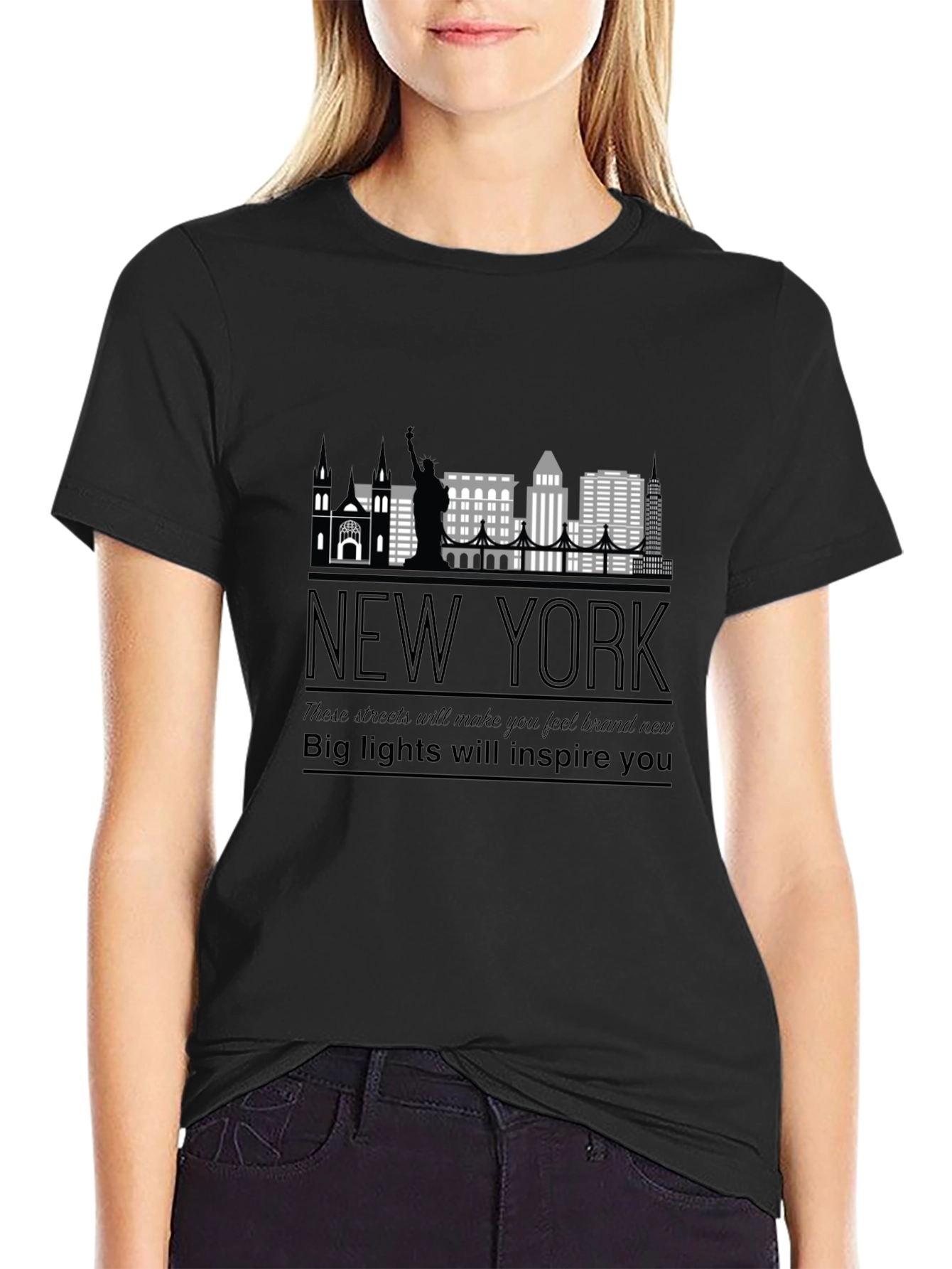New York Cityscape Graphic Tee - Unisex