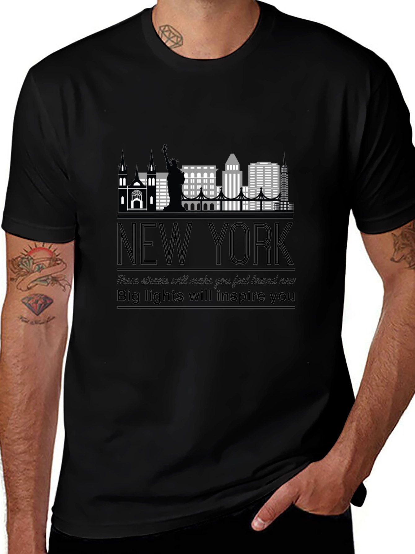 New York Cityscape Graphic Tee - Unisex