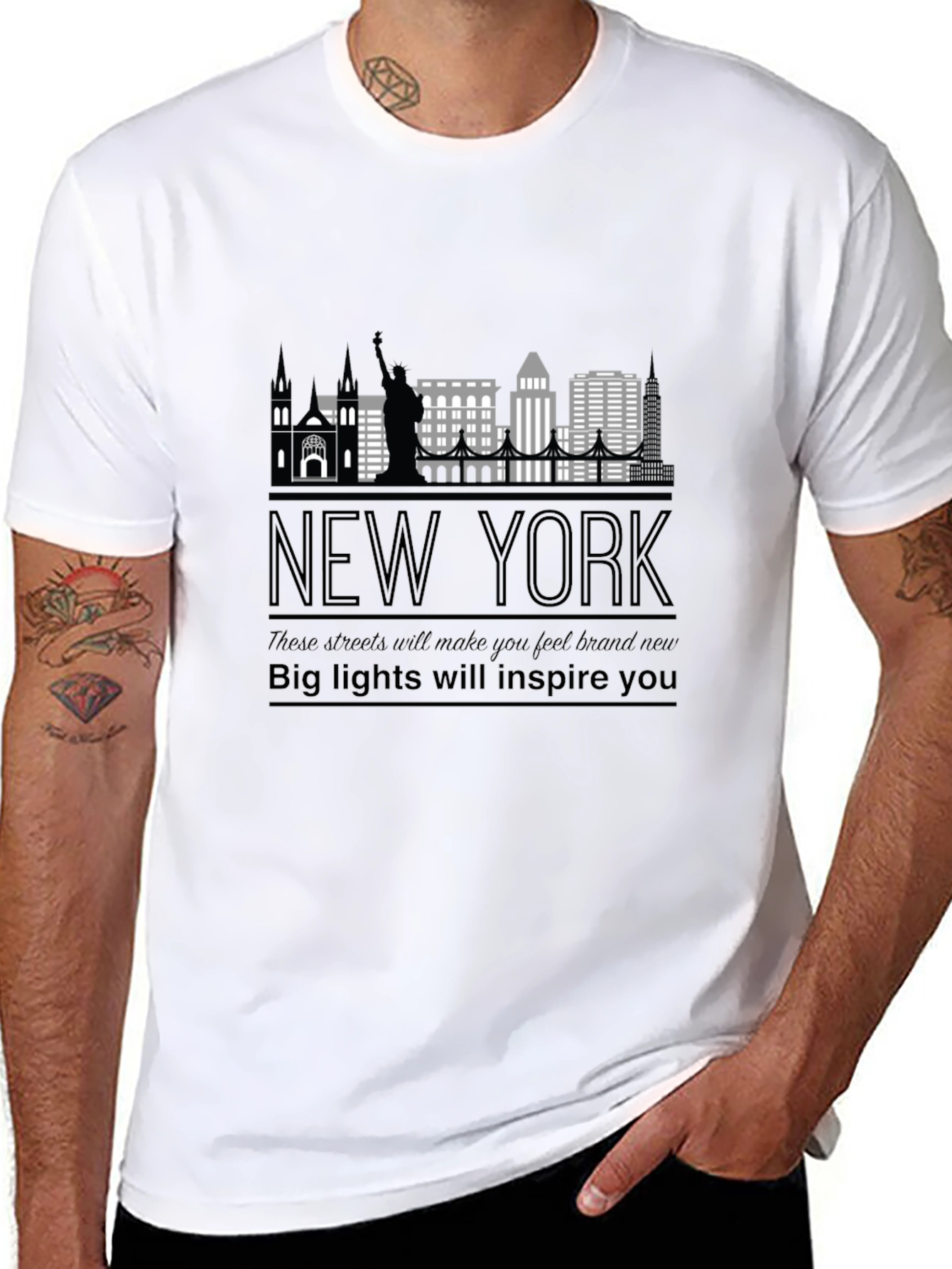 New York Cityscape Graphic Tee - Unisex
