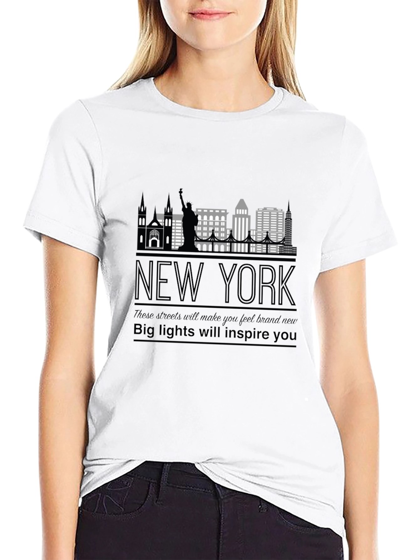 New York Cityscape Graphic Tee - Unisex