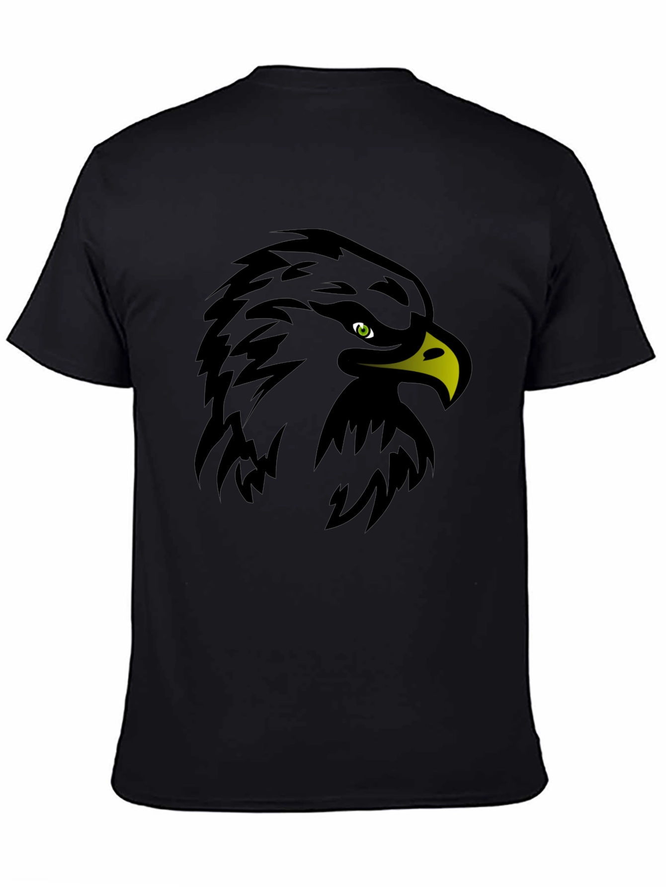 Eagle Graphic Black T-Shirt - Bold Design