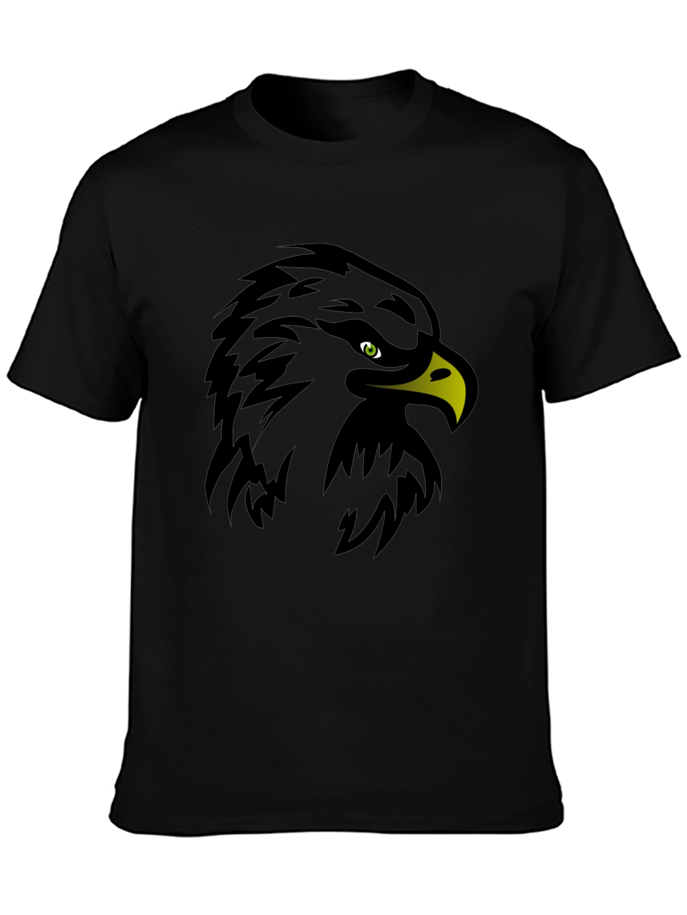 Eagle Graphic Black T-Shirt - Bold Design