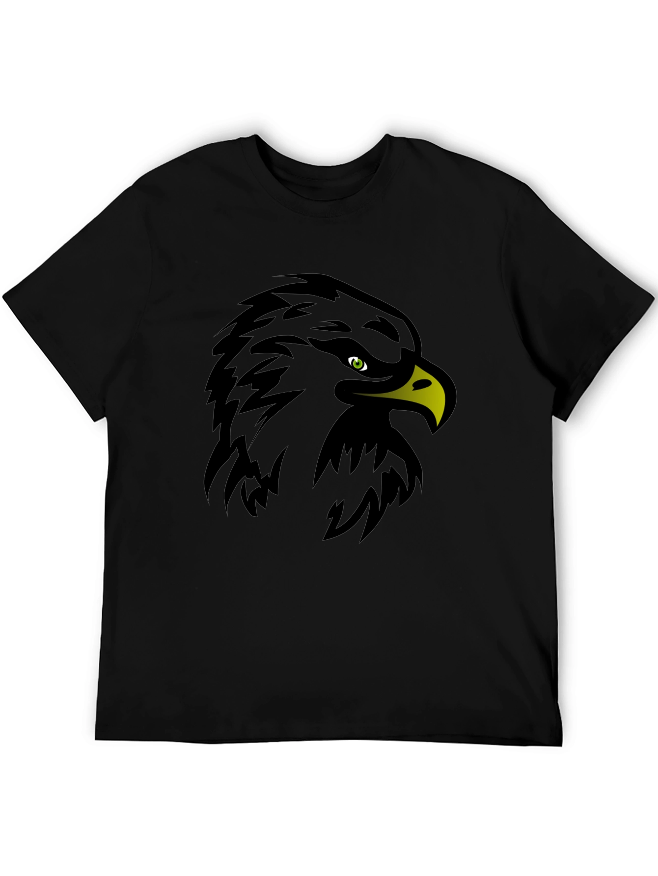 Eagle Graphic Black T-Shirt - Bold Design