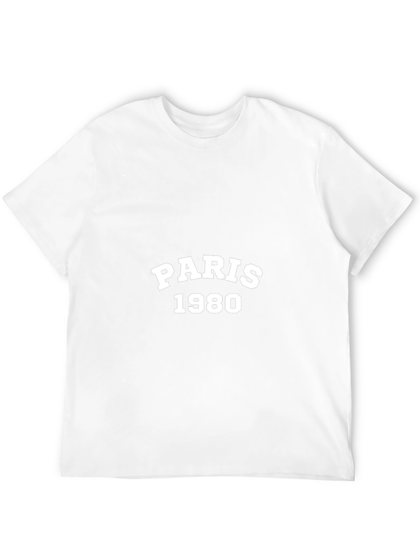 Paris 1980 Graphic Tee - Black