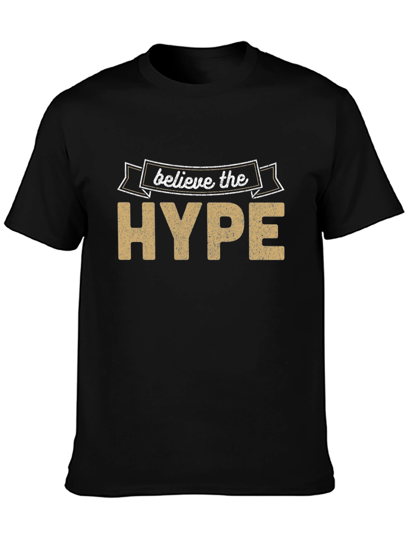 Believe the Hype Black Graphic Tee
