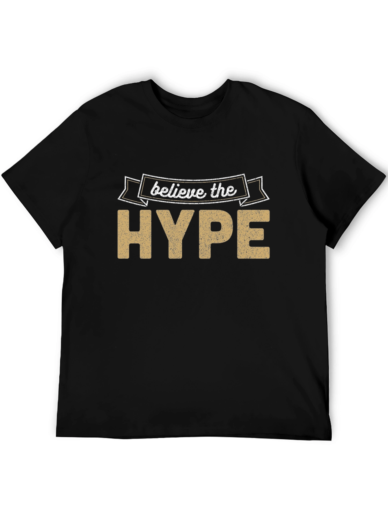 Believe the Hype Black Graphic Tee