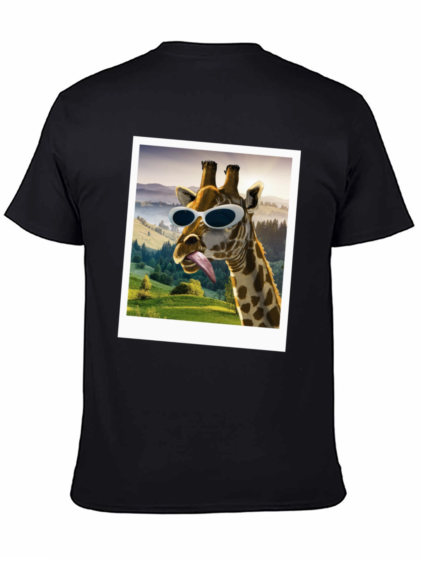 Cool Giraffe Graphic Tee - Funky Animal Lover T-Shirt
