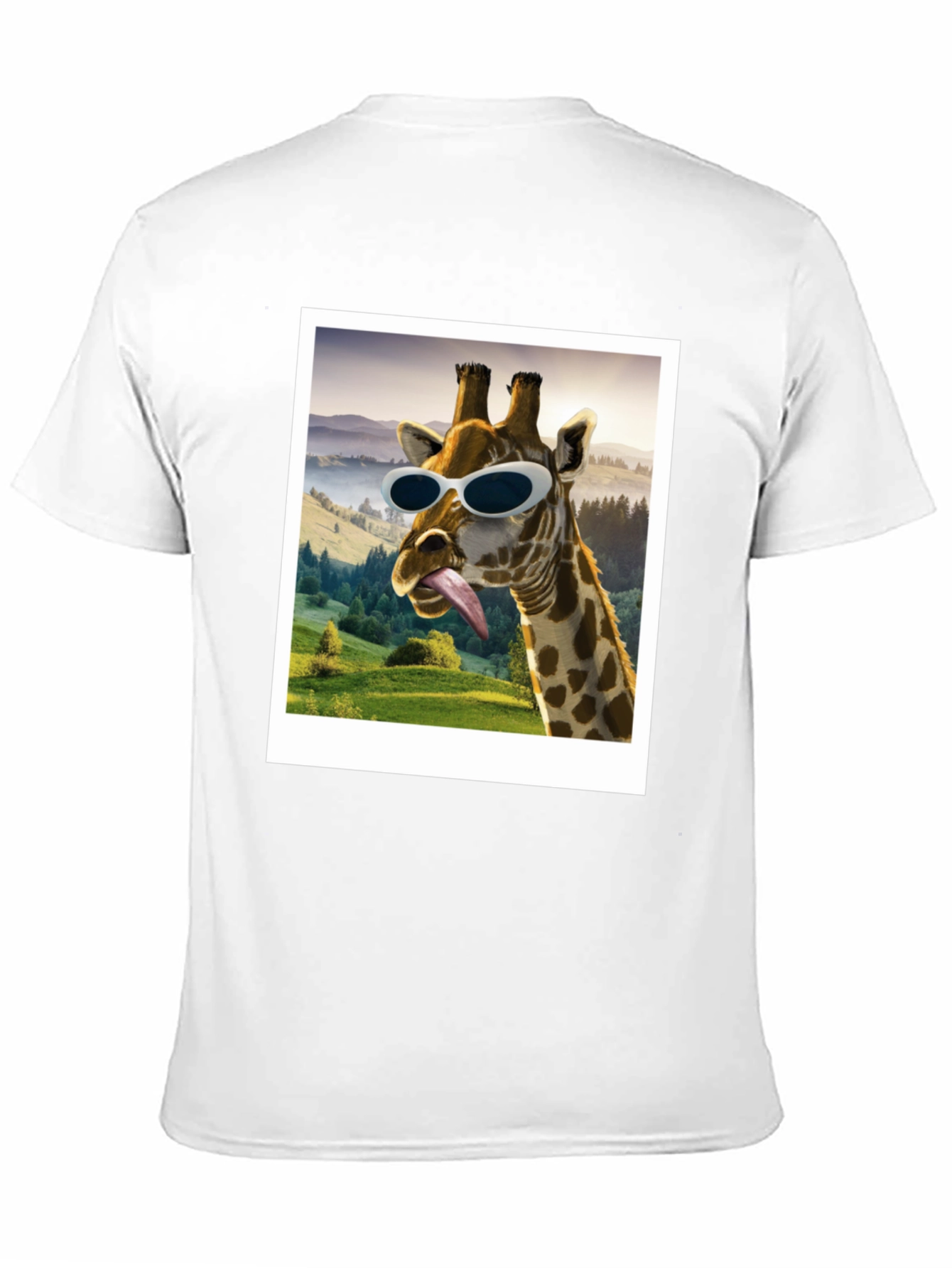 Cool Giraffe Graphic Tee - Funky Animal Lover T-Shirt