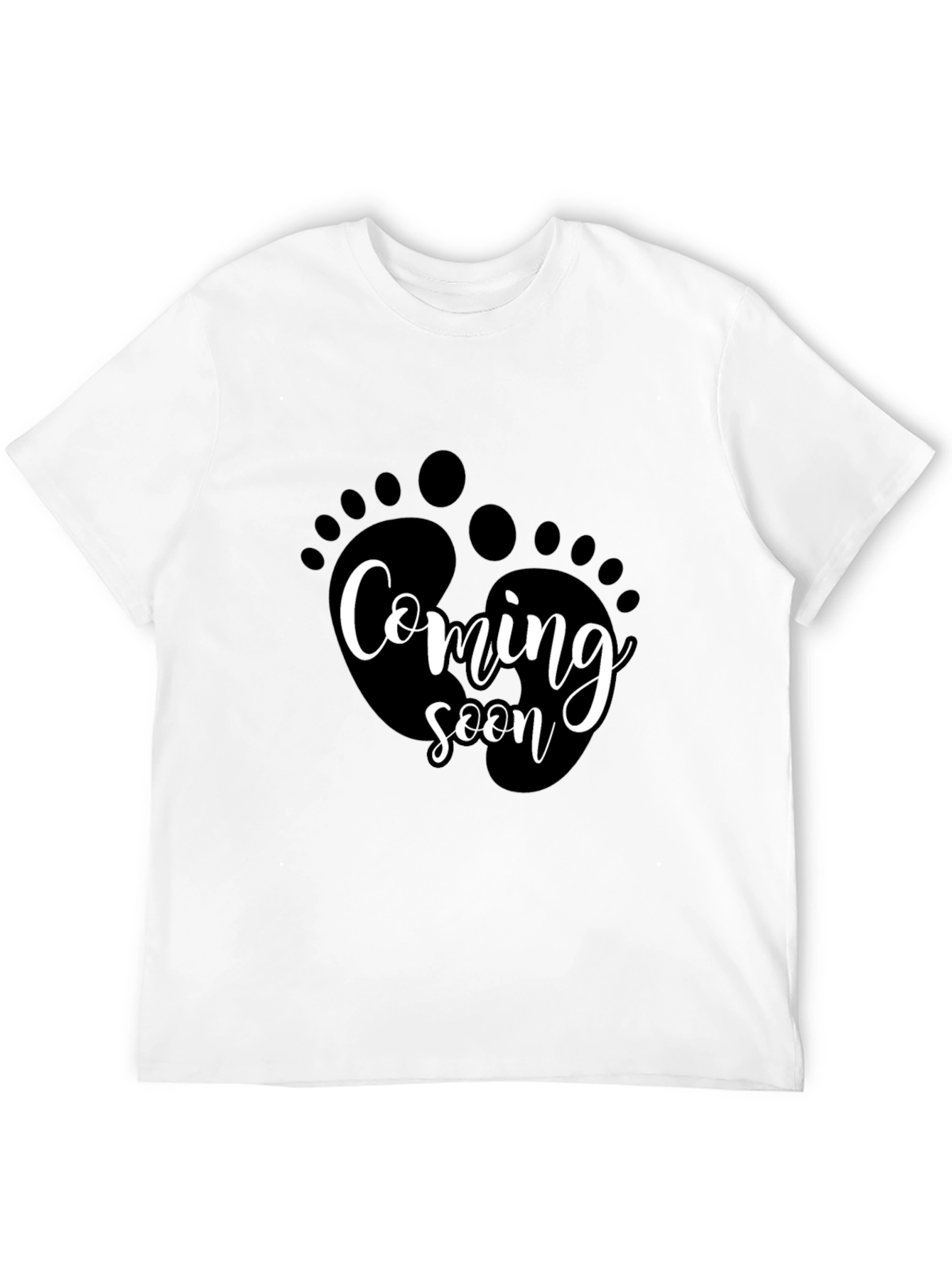 Coming Soon Baby Feet Graphic Tee