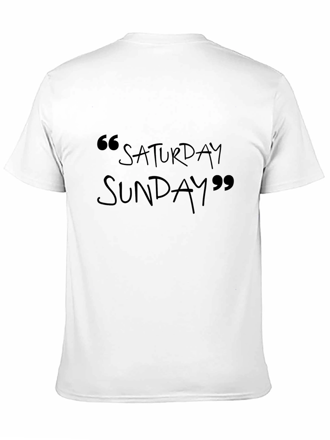 Saturday Sunday Graphic Tee - Casual Weekend Vibes