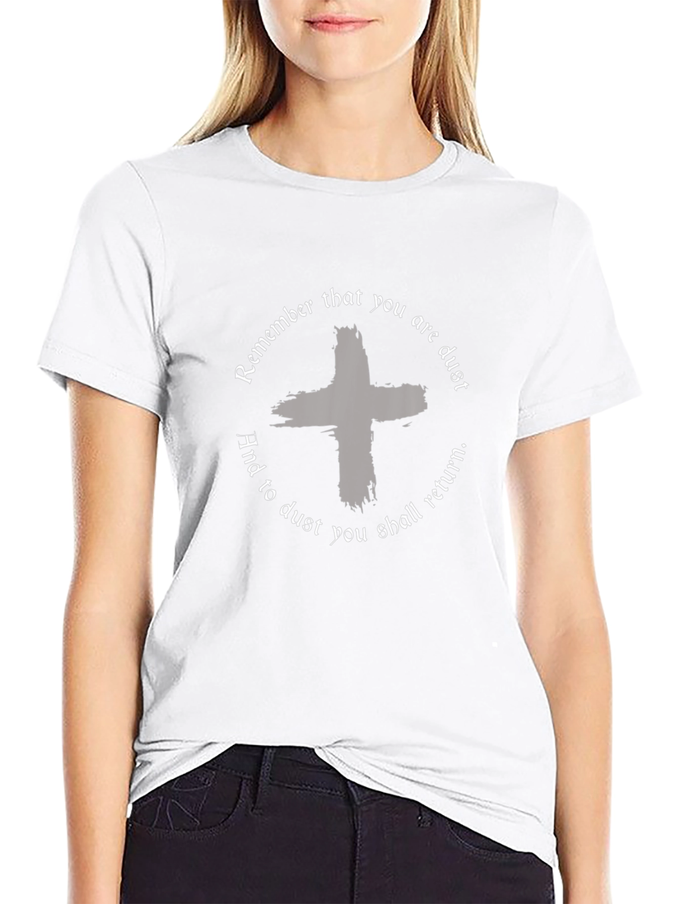 Remember You Are Dust Black Graphic T-Shirt