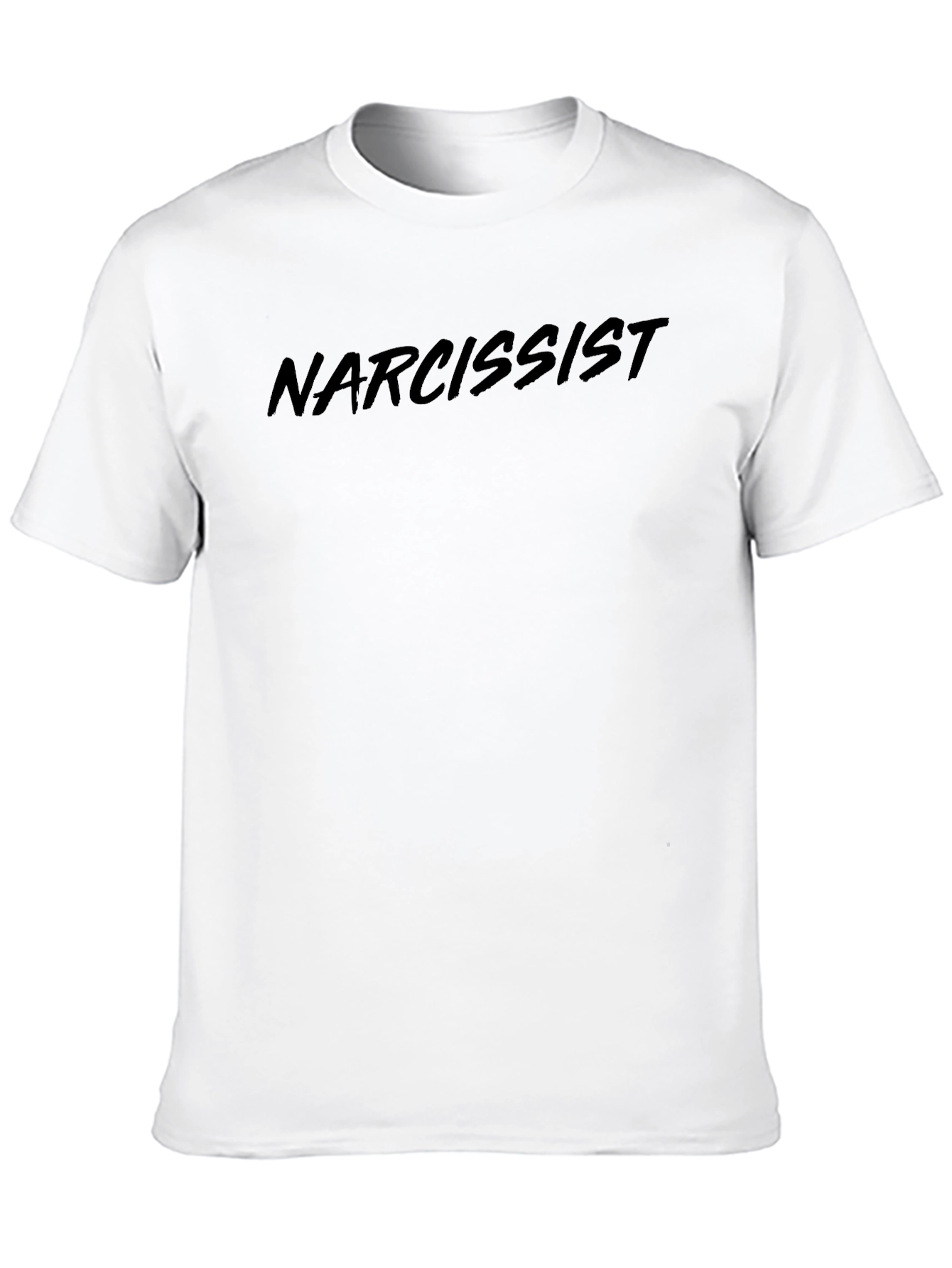 Narcissist Graphic Tee - Black Cotton T-Shirt