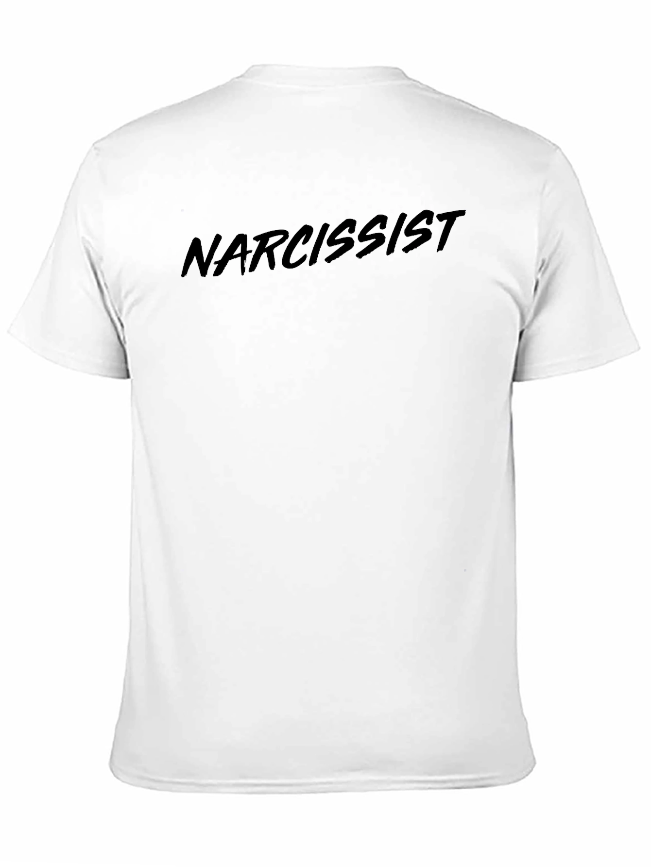 Narcissist Graphic Tee - Black Cotton T-Shirt