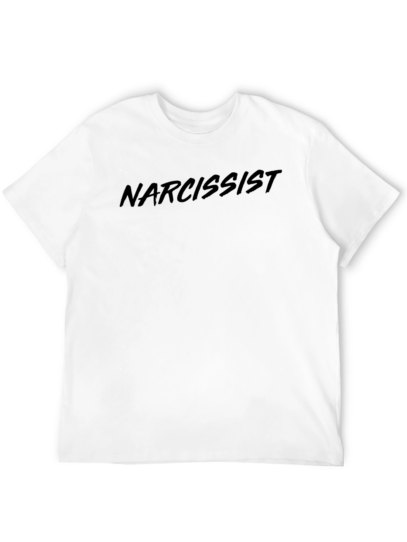 Narcissist Graphic Tee - Black Cotton T-Shirt